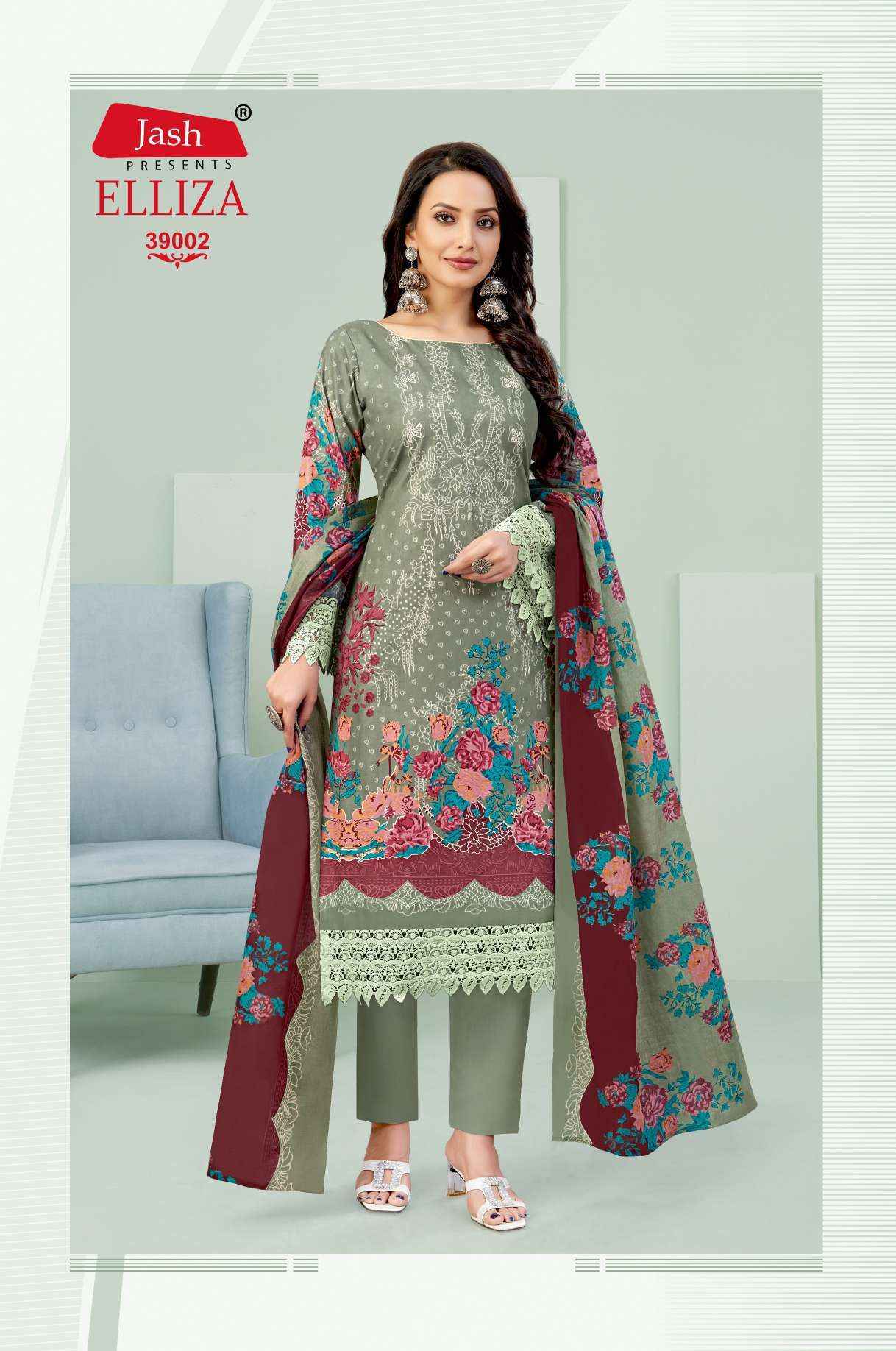 Jash Elliza Vol 39 Cotton Salwar Kameez Wholesale Price ( 10 Pcs Catalog )