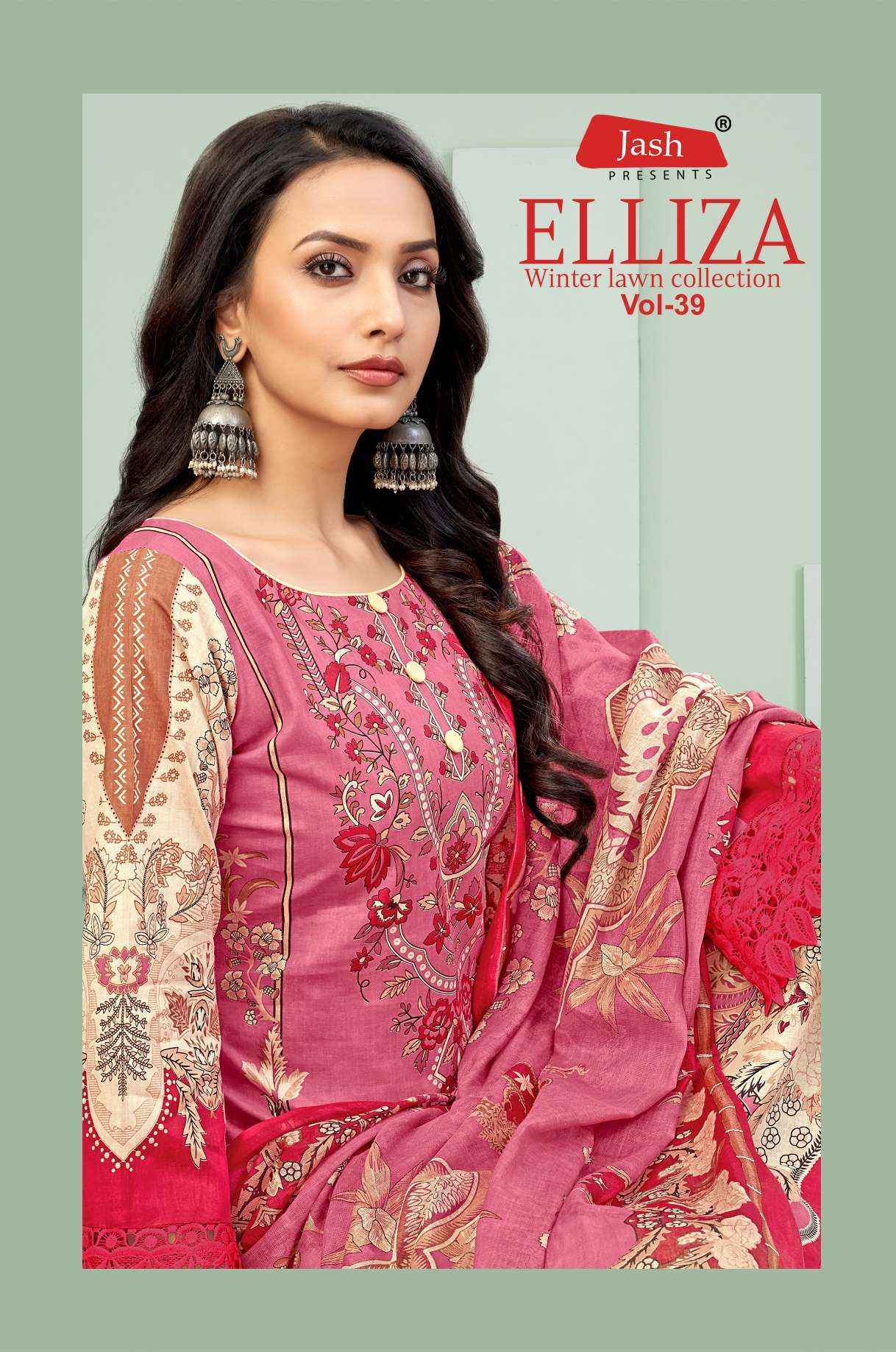 Jash Elliza Vol 39 Cotton Salwar Kameez Wholesale Price ( 10 Pcs Catalog )