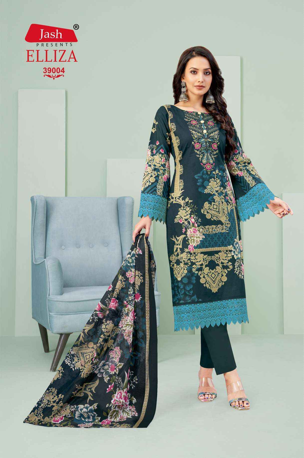 Jash Elliza Vol 39 Cotton Salwar Kameez Wholesale Price ( 10 Pcs Catalog )