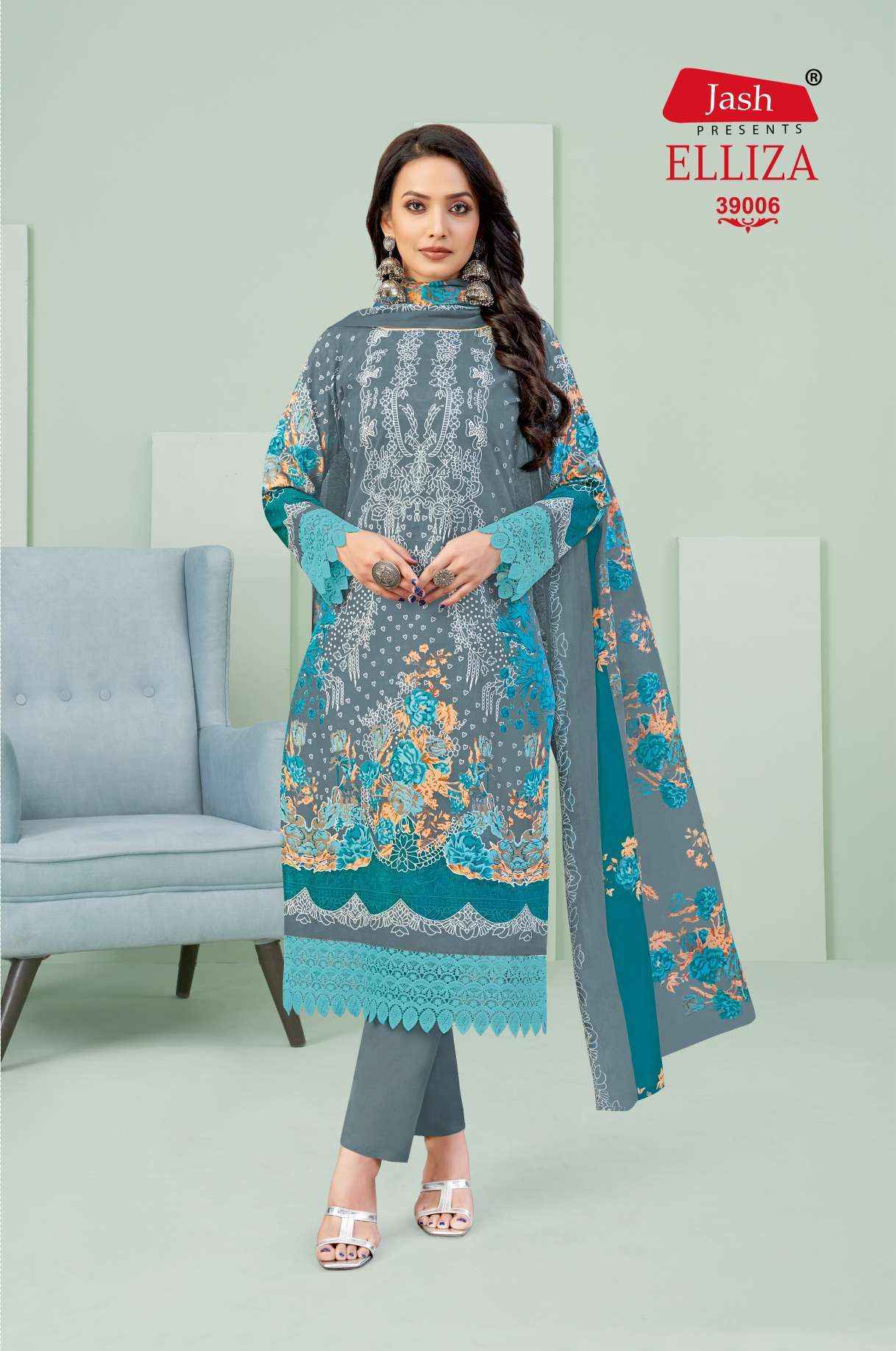 Jash Elliza Vol 39 Cotton Salwar Kameez Wholesale Price ( 10 Pcs Catalog )