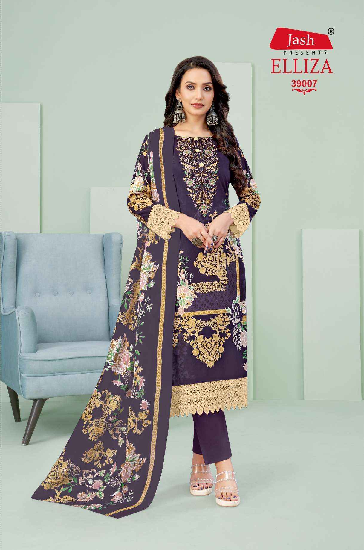 Jash Elliza Vol 39 Cotton Salwar Kameez Wholesale Price ( 10 Pcs Catalog )