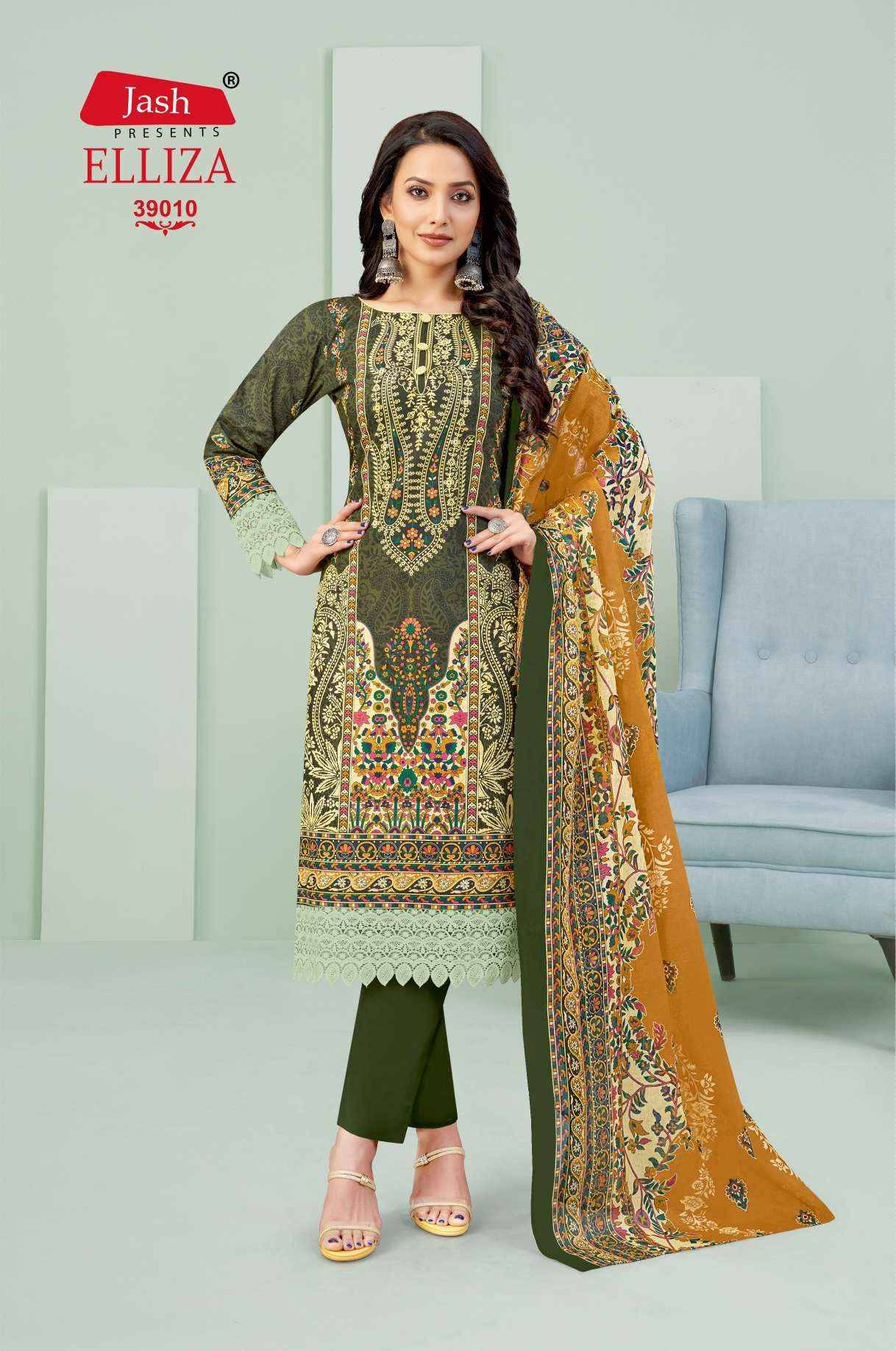 Jash Elliza Vol 39 Cotton Salwar Kameez Wholesale Price ( 10 Pcs Catalog )