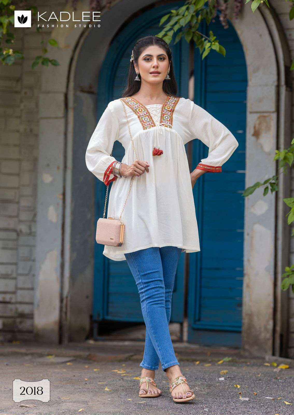 Kadlee Centuri Vol 3 Wholesale Reyon Weastern Top ( 6 pcs Catalogue )