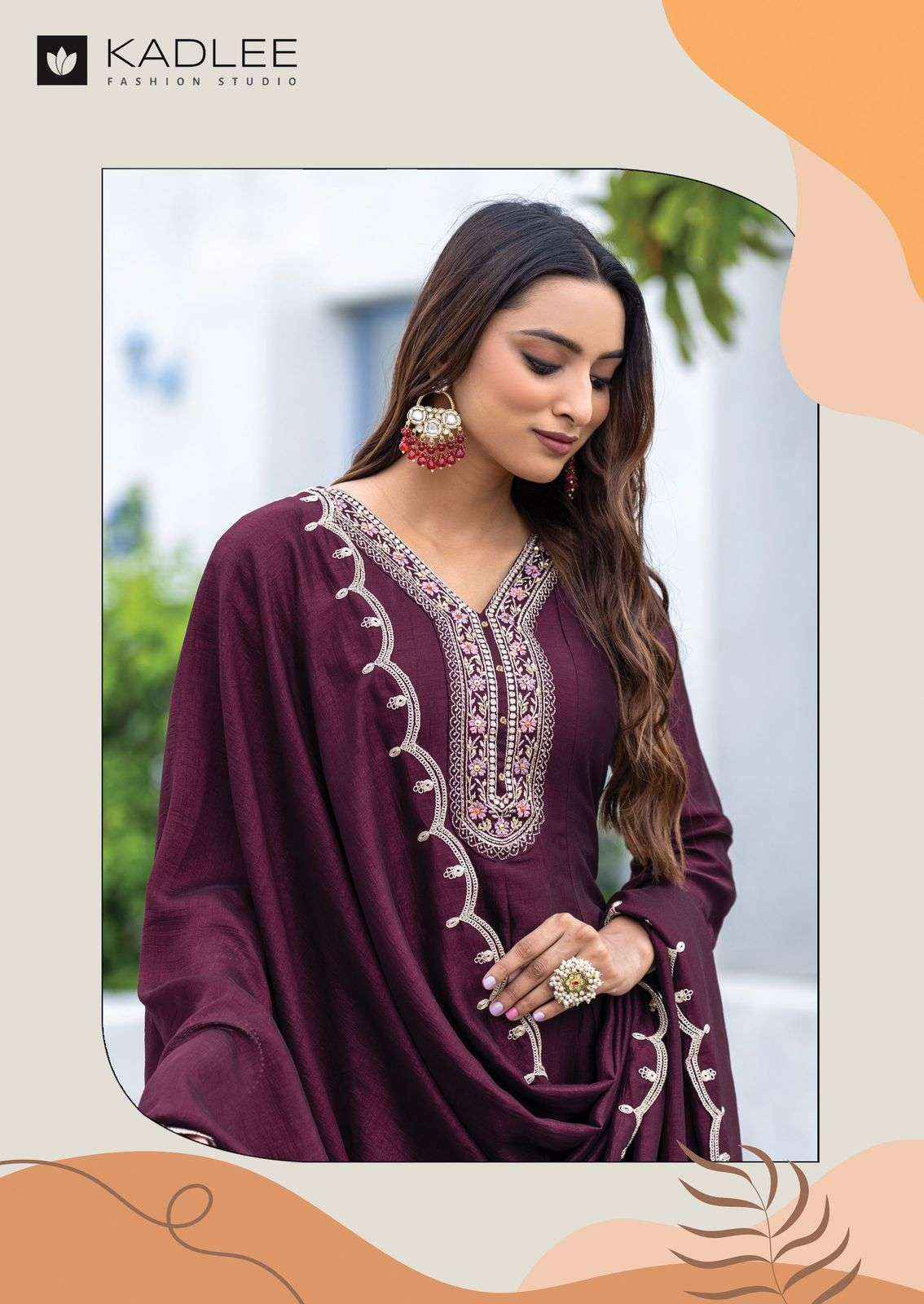 Kadlee Fashion Afsaana Wholesale Vichitra Designer Kurti Combo ( 4 Pcs Catalogue )
