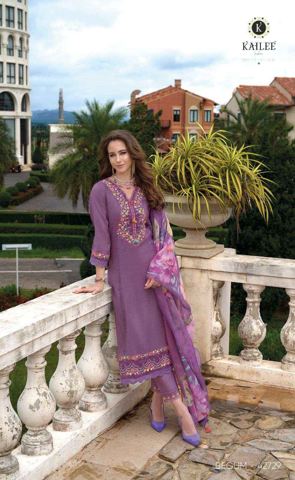 KAILEE FASHION BEGUM VOL 6 VISCOSE LADIES KURTI ONLINE SHOPPING ( 8 PCS CATALOG )
