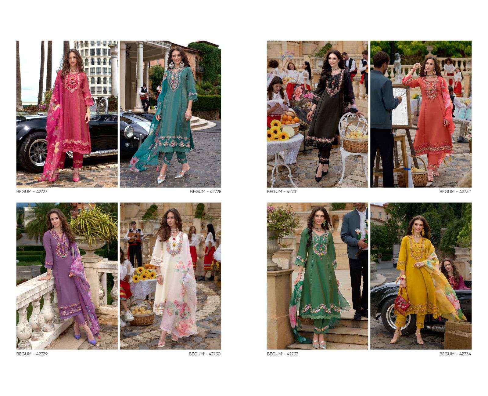 KAILEE FASHION BEGUM VOL 6 VISCOSE LADIES KURTI ONLINE SHOPPING ( 8 PCS CATALOG )