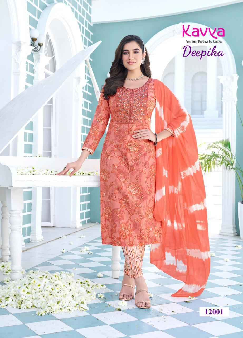 Kavya Deepika Vol-12 Capsule Readymade Suit 10 pcs Catalogue