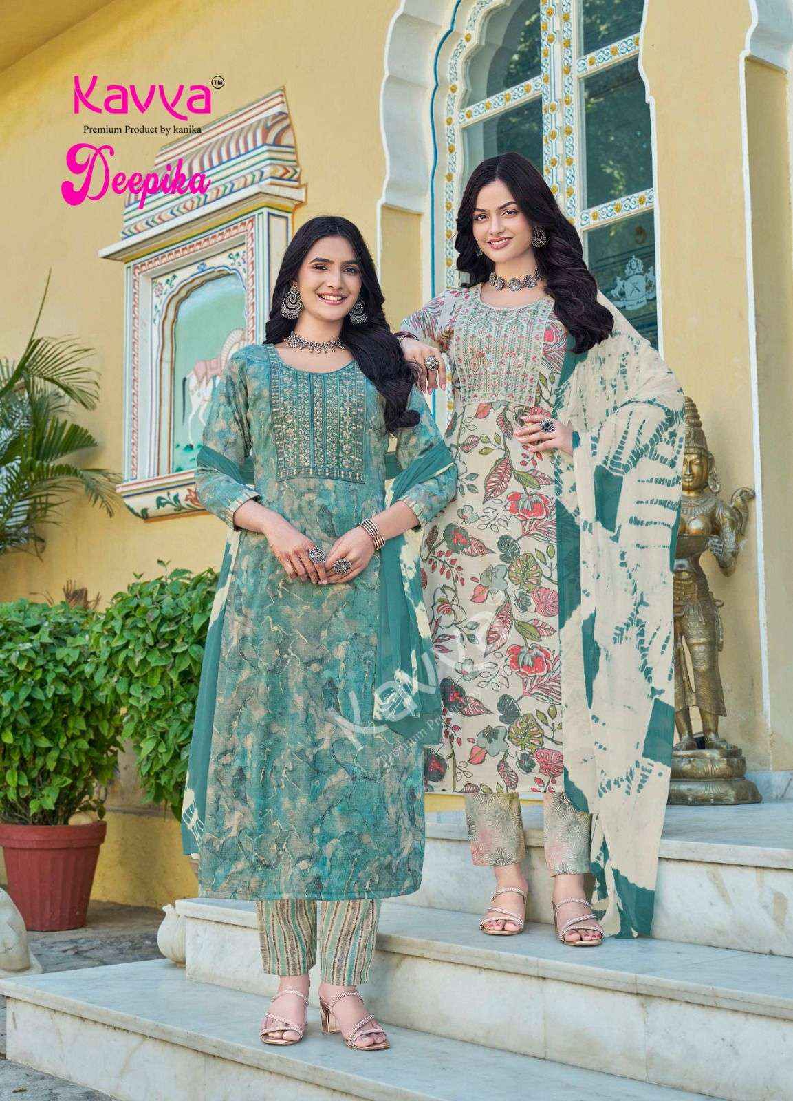 Kavya Deepika Vol 32 Wholesale Readymade Suits Wholesale Price ( 10 Pcs Catalogue )