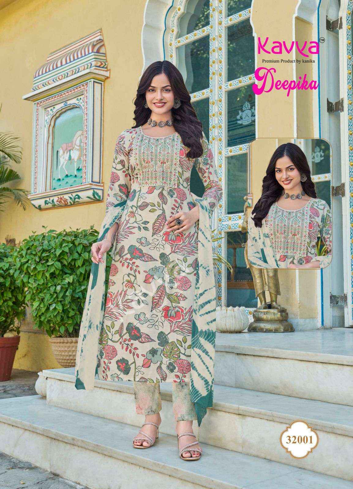 Kavya Deepika Vol 32 Wholesale Readymade Suits Wholesale Price ( 10 Pcs Catalogue )