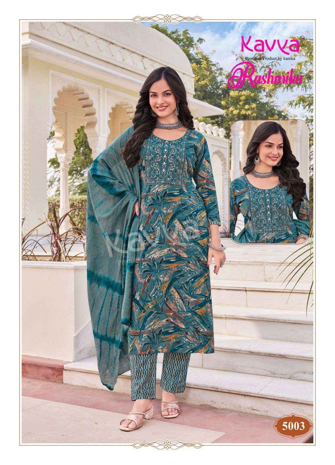Kavya Rashmika Vol 5 Wholesale Rayon Readymade Suits ( 10 pcs Catalogue )