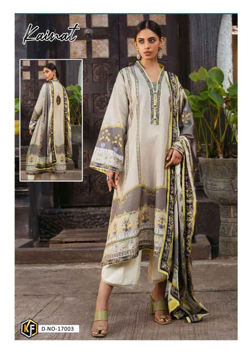 Keval Fab Kainat Vol 17 Lawn Cotton Salwar Kameez Wholesale Price ( 6 Pcs Catalog )