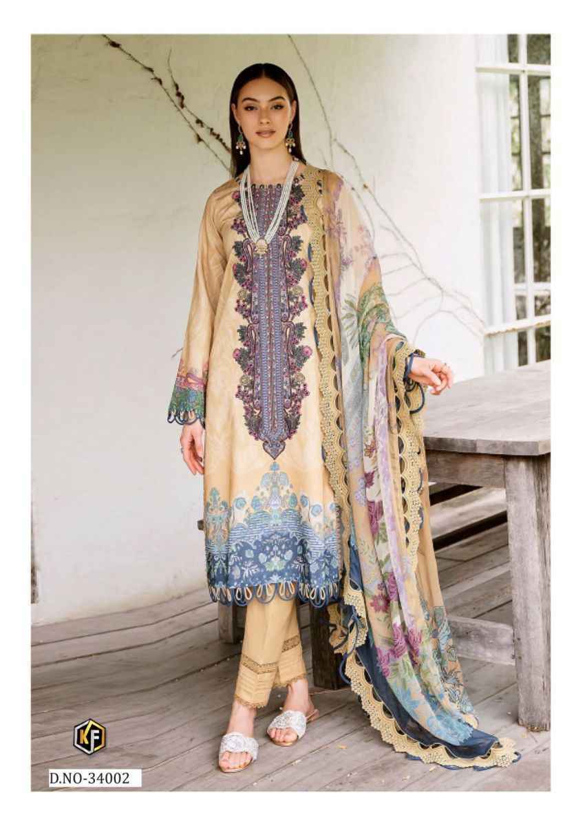 Keval Fab Maria B Vol 34 Cotton Salwar Kameez Wholesale Price ( 6 Pcs Catalog )