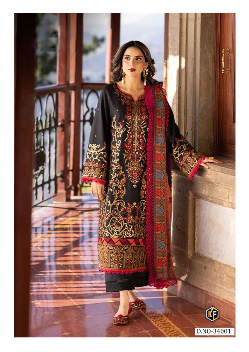 Keval Fab Maria B Vol 34 Cotton Salwar Kameez Wholesale Price ( 6 Pcs Catalog )