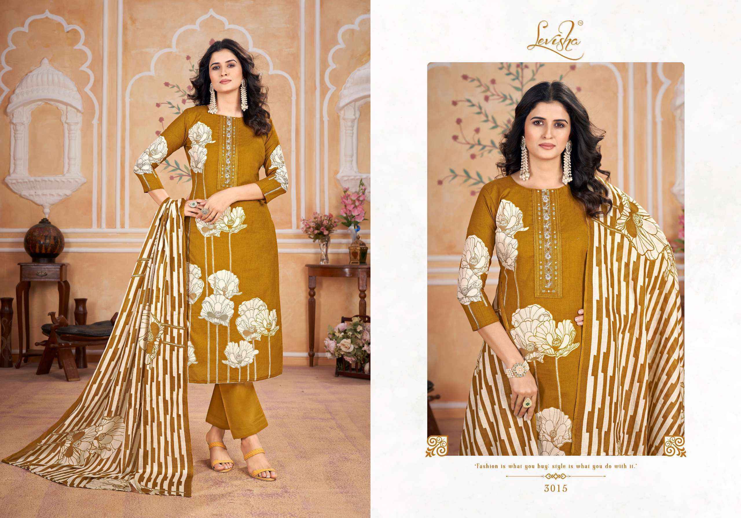 Levisha Dil Bagh Vol 1 Wholesale Cotton Dress Material ( 4 pcs Catalogue )