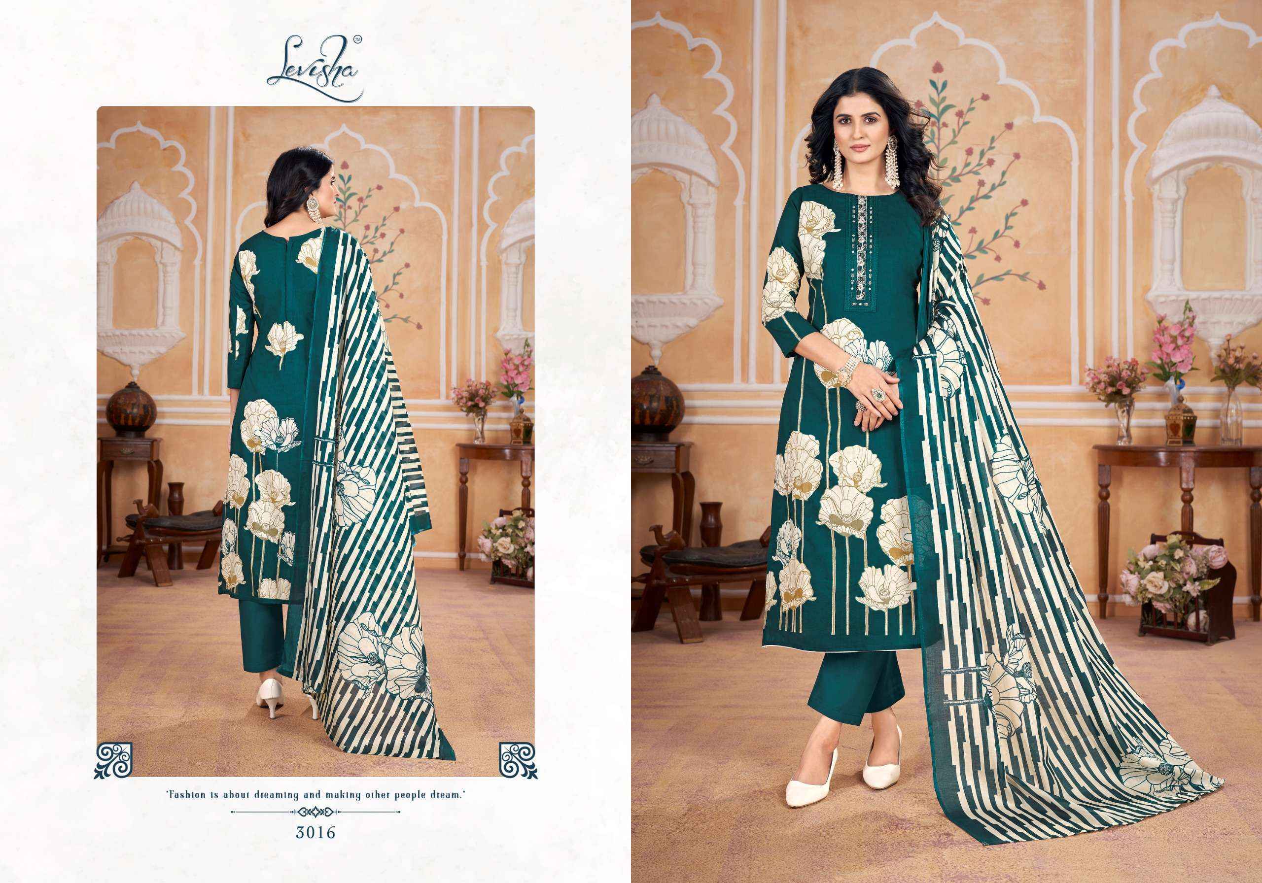 Levisha Dil Bagh Vol 1 Wholesale Cotton Dress Material ( 4 pcs Catalogue )