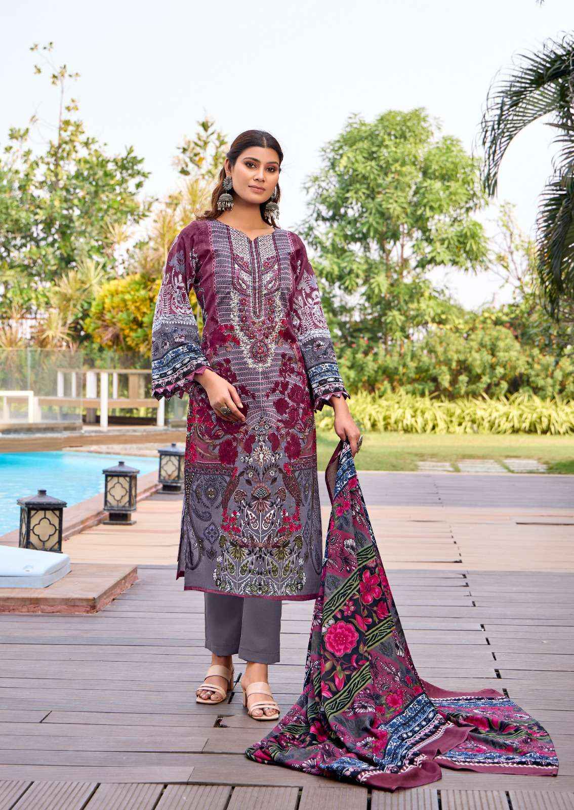LEVISHA NAIRA NX VOL 11 WHOLESALE PAKISTANI SALWAR KAMEEZ ( 8 PCS CATALOGUE )