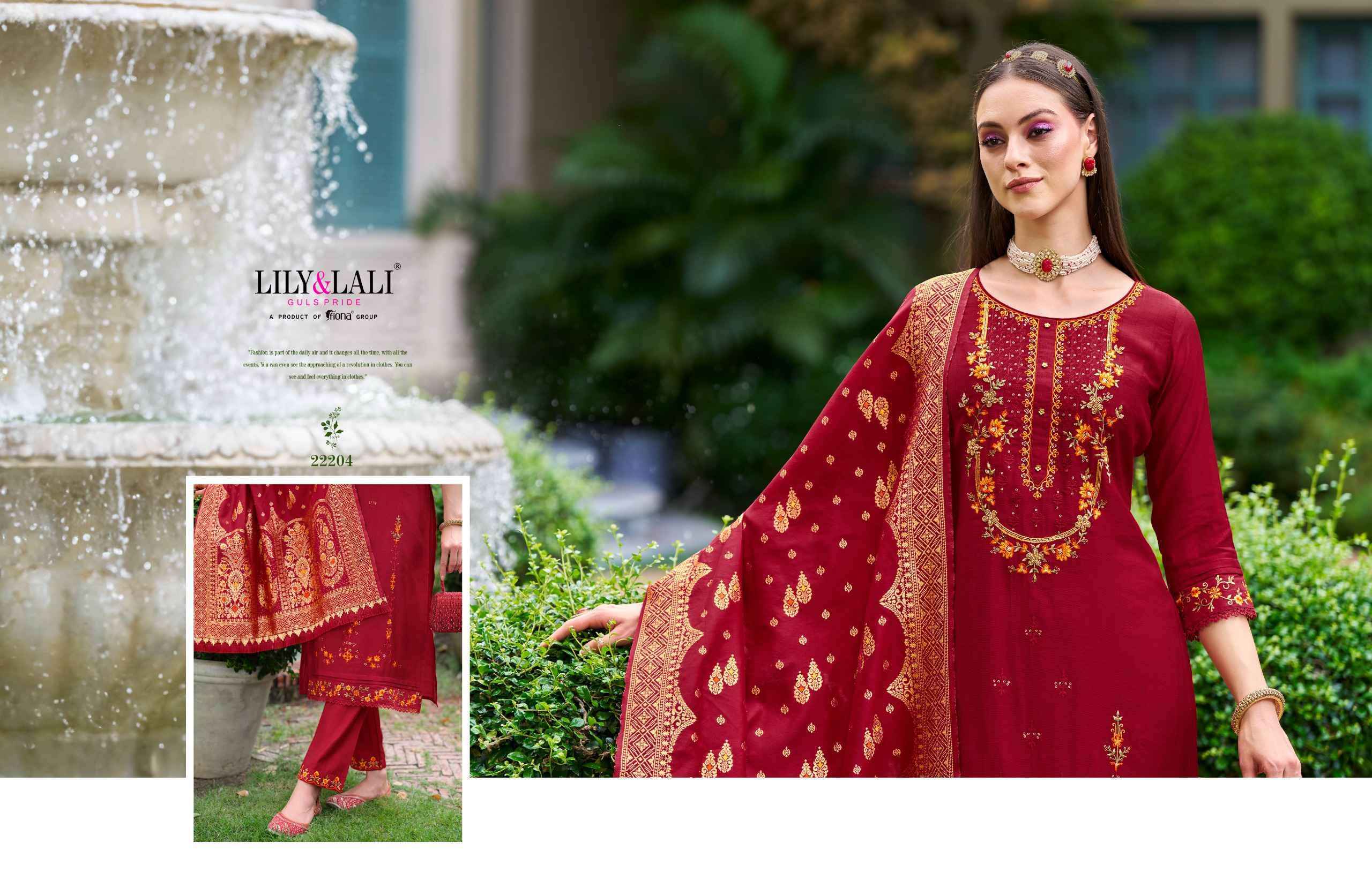 Lily And Lali Hasmeena Vol 4 Designer Readymade Suits Wholesale Price ( 6 Pcs Catalogue )