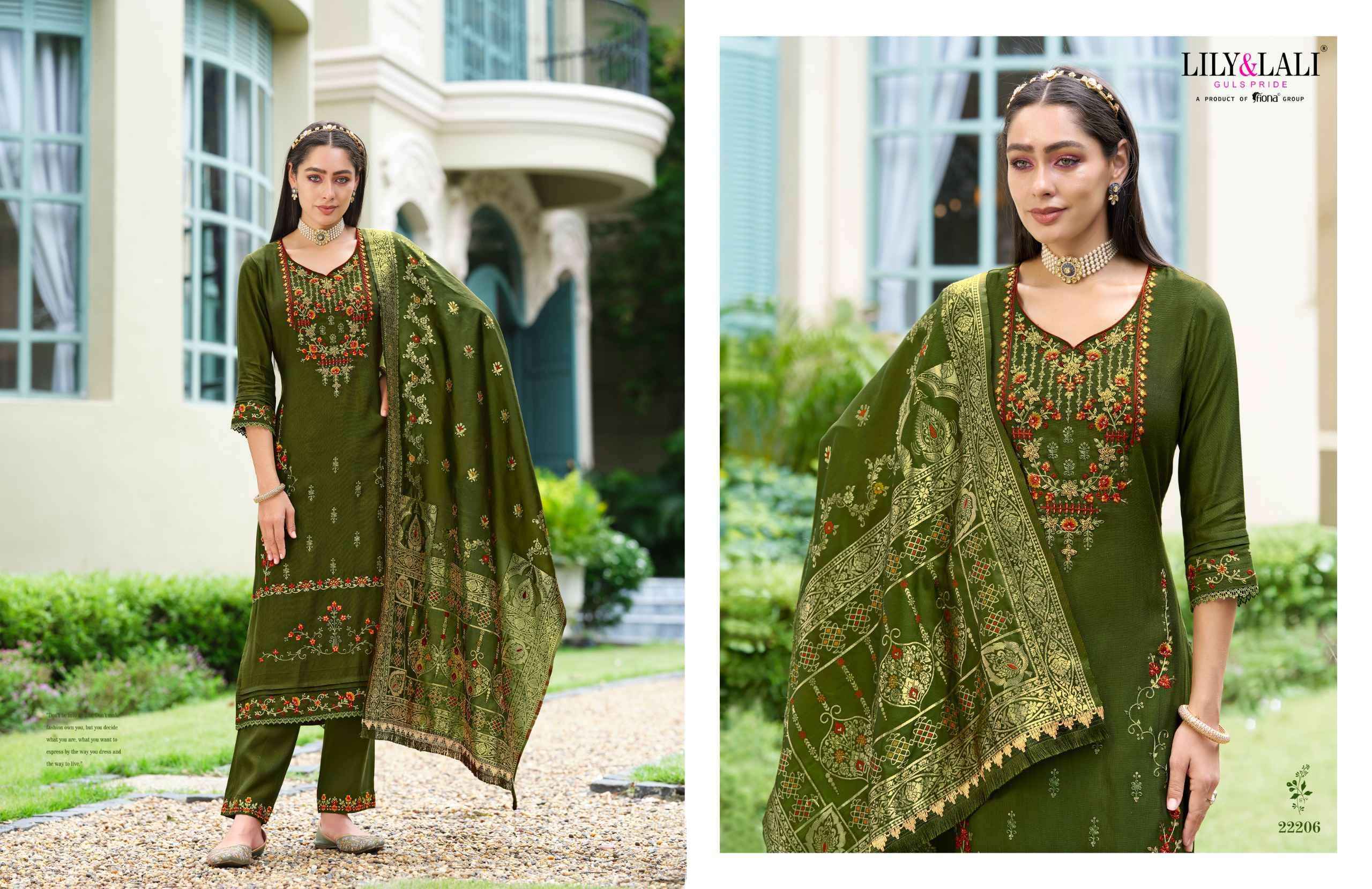 Lily And Lali Hasmeena Vol 4 Designer Readymade Suits Wholesale Price ( 6 Pcs Catalogue )