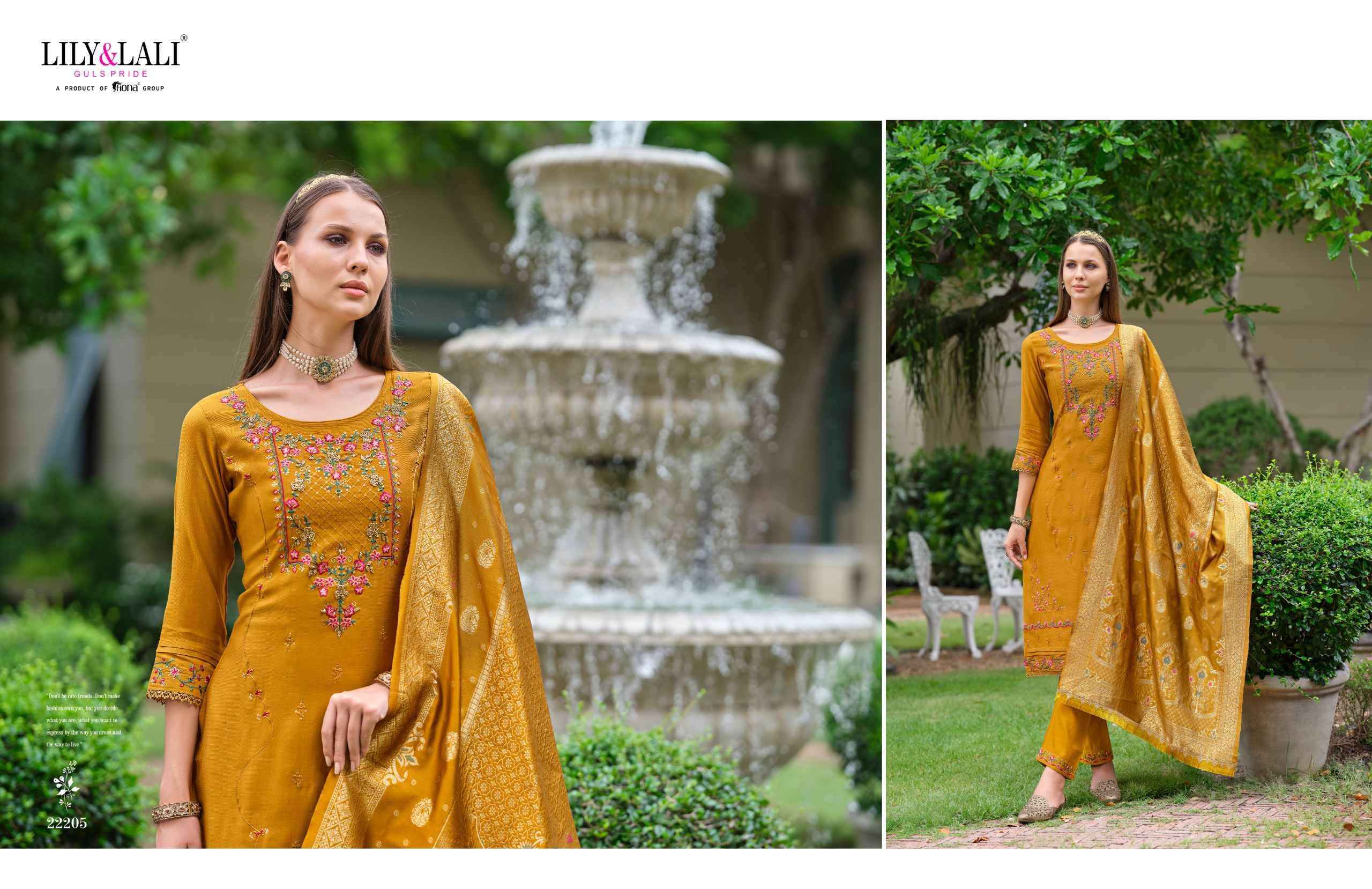 Lily And Lali Hasmeena Vol 4 Designer Readymade Suits Wholesale Price ( 6 Pcs Catalogue )
