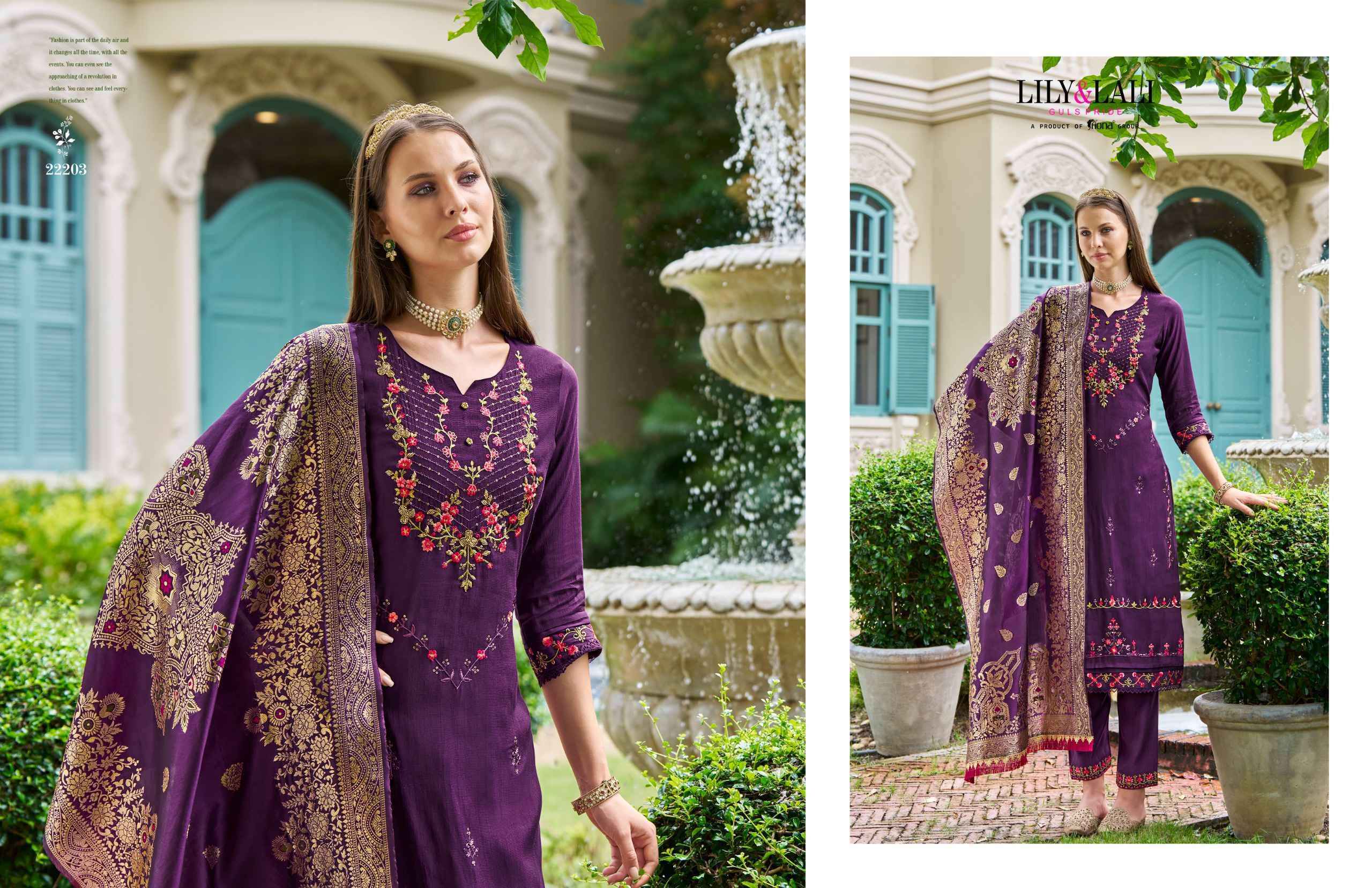 Lily And Lali Hasmeena Vol 4 Designer Readymade Suits Wholesale Price ( 6 Pcs Catalogue )