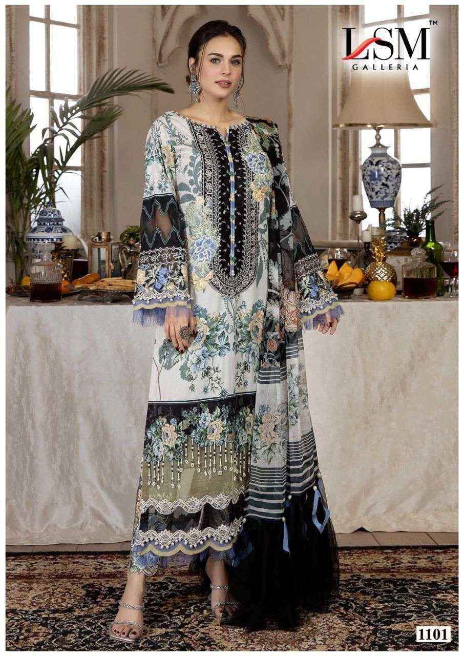 LSM Galleria Parian Dream Vol 11 Wholesale Lawn Pakistani Suits ( 6 pcs Catalogue )