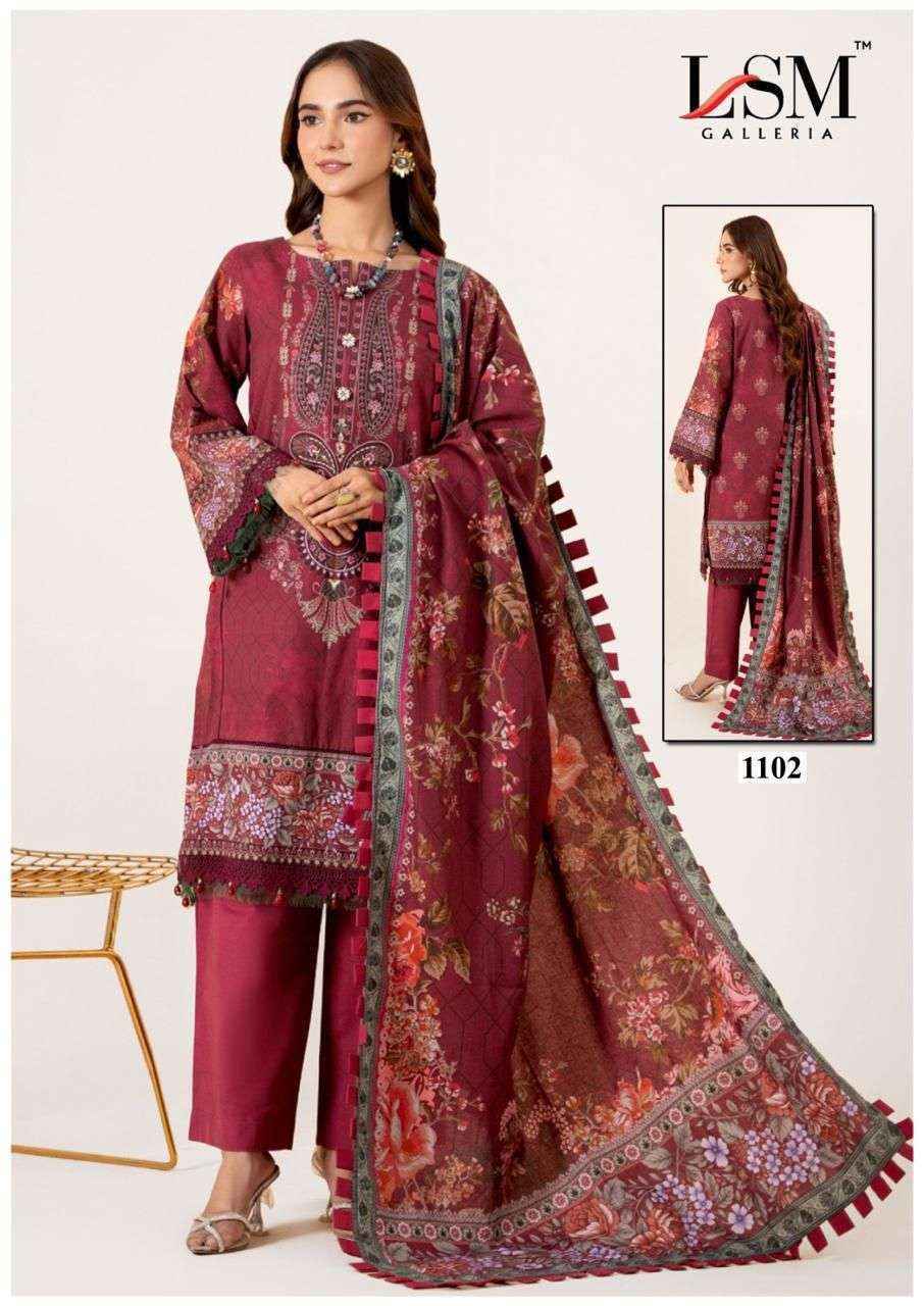 LSM Galleria Parian Dream Vol 11 Wholesale Lawn Pakistani Suits ( 6 pcs Catalogue )