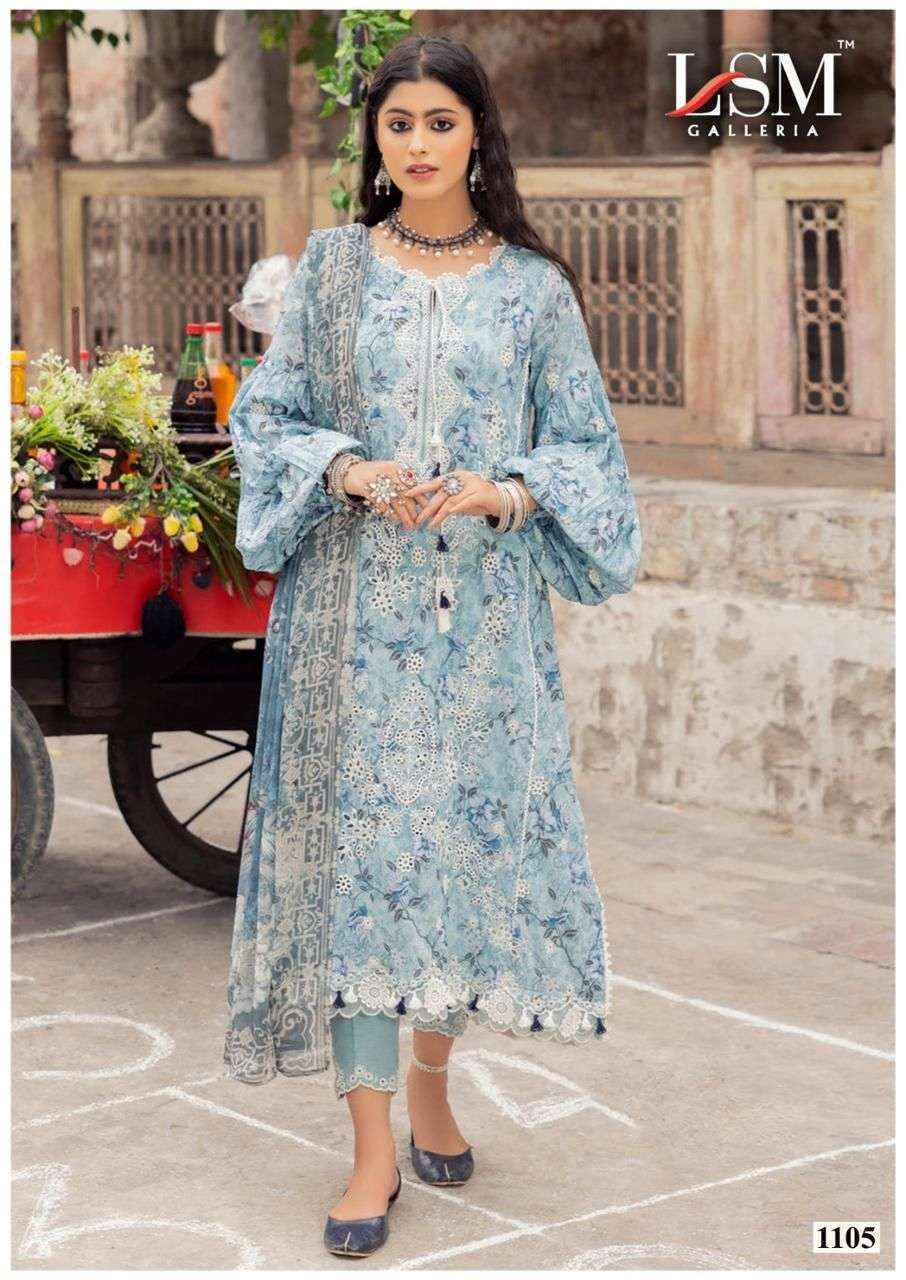 LSM Galleria Parian Dream Vol 11 Wholesale Lawn Pakistani Suits ( 6 pcs Catalogue )