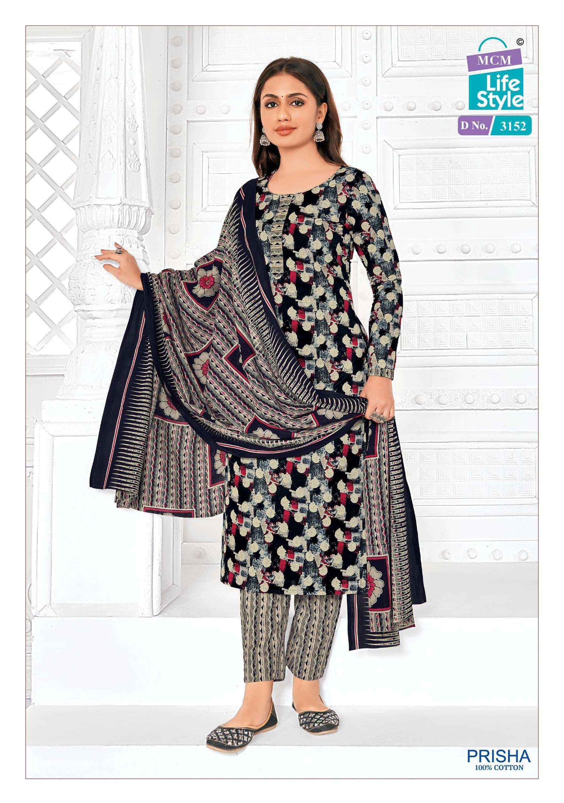 MCM Lifestyle Prisha Vol 3 Readymade Suits Collection ( 20 pcs Catalogue )