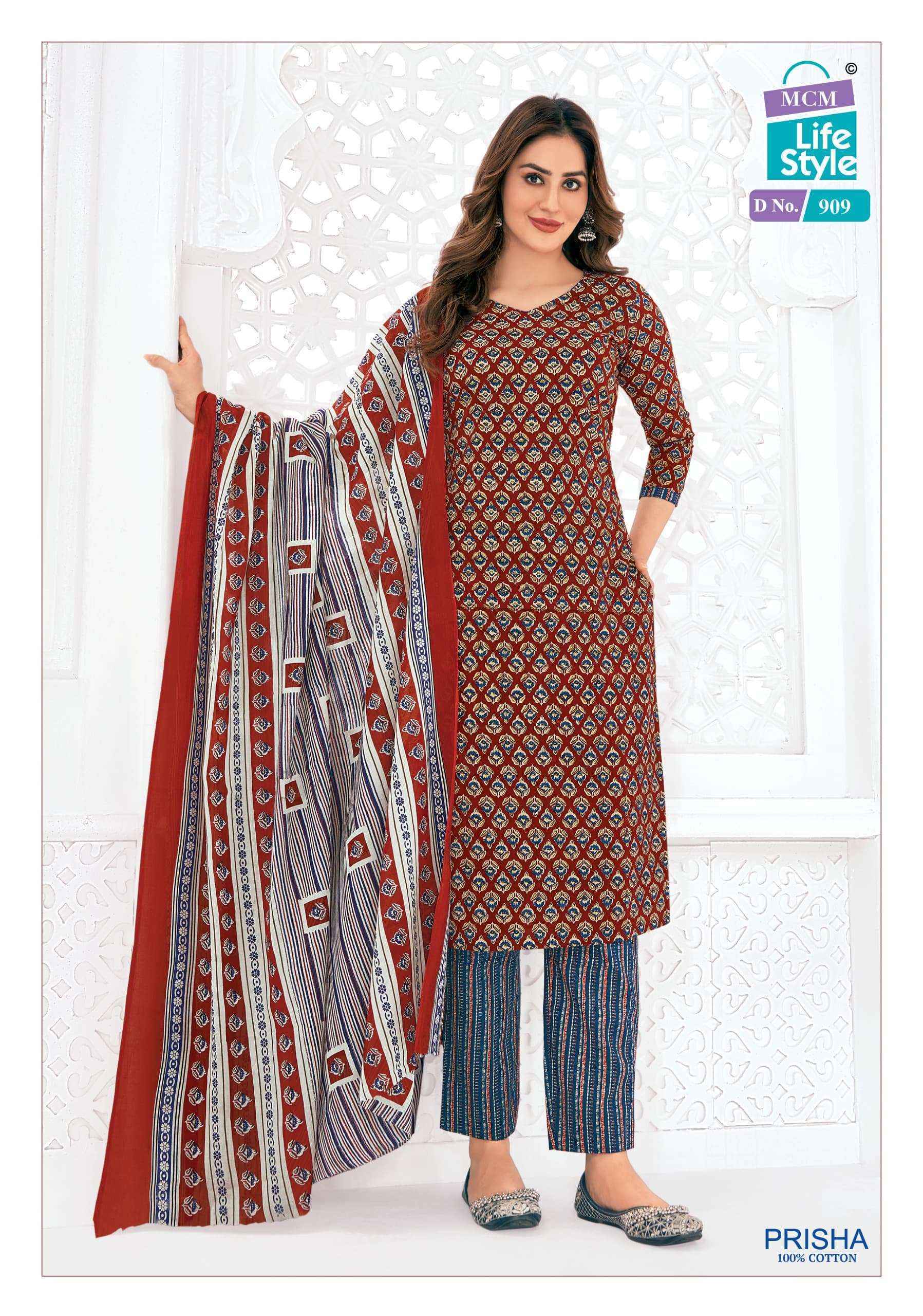 MCM Lifestyle Prisha Vol 3 Readymade Suits Collection ( 20 pcs Catalogue )