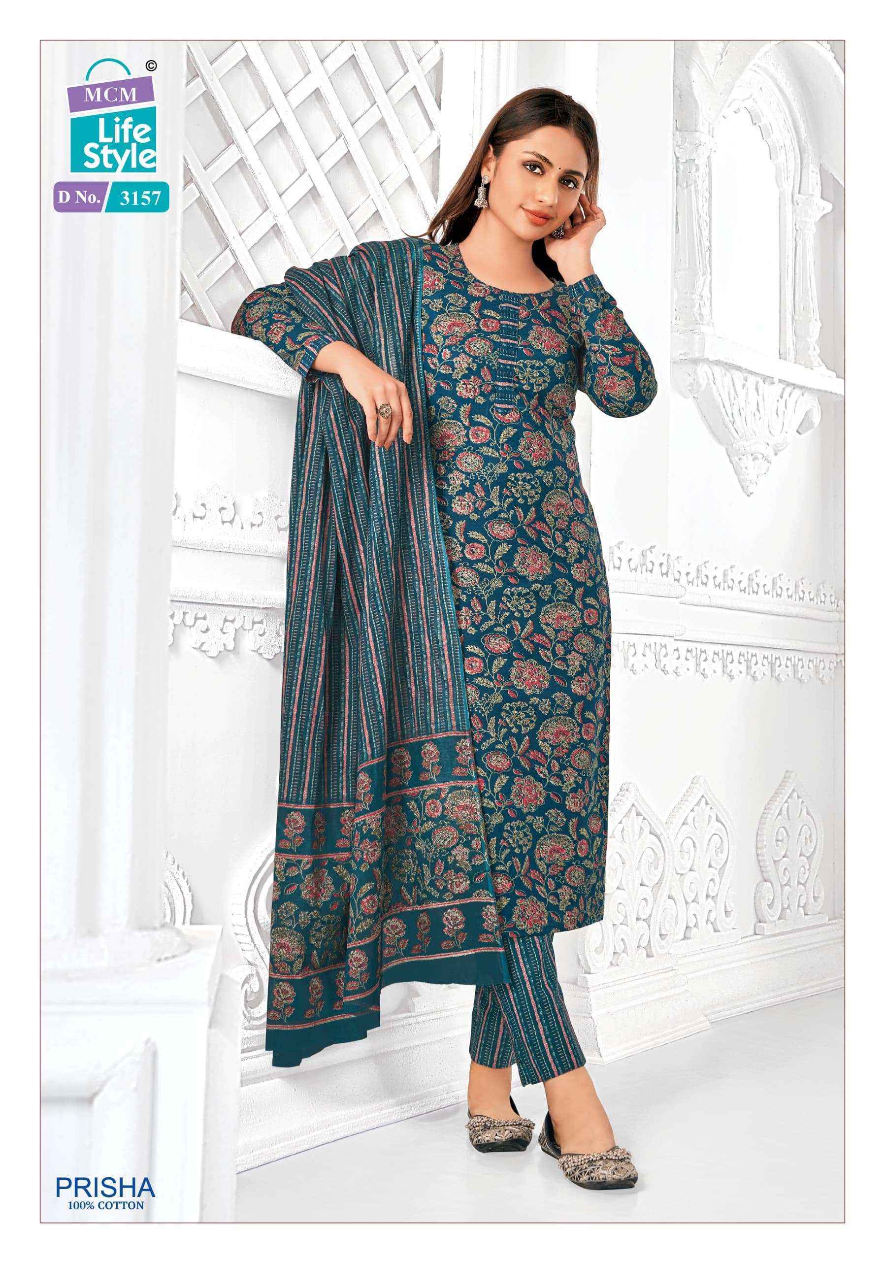 MCM Lifestyle Prisha Vol 3 Readymade Suits Collection ( 20 pcs Catalogue )