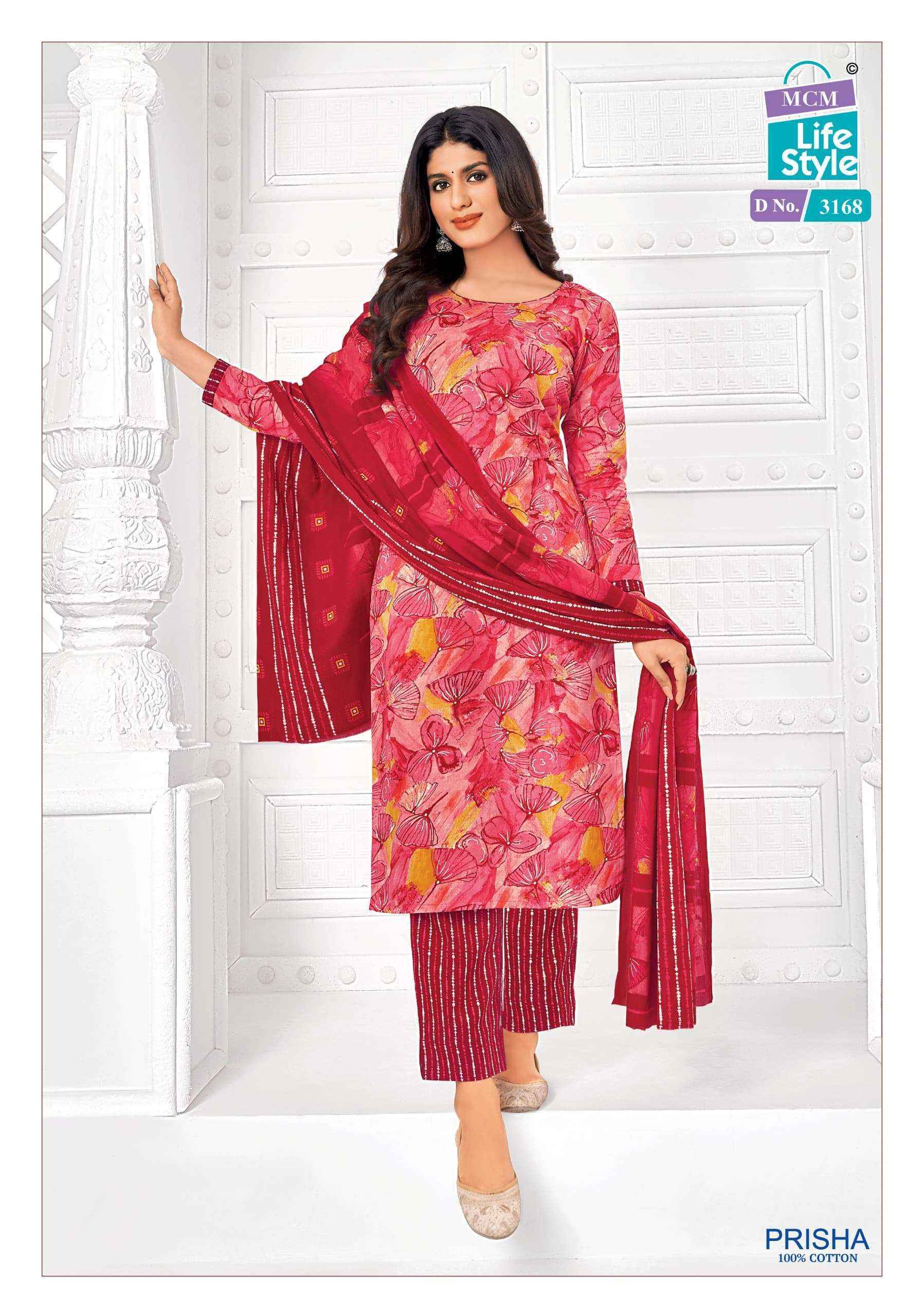 MCM Lifestyle Prisha Vol 3 Readymade Suits Collection ( 20 pcs Catalogue )