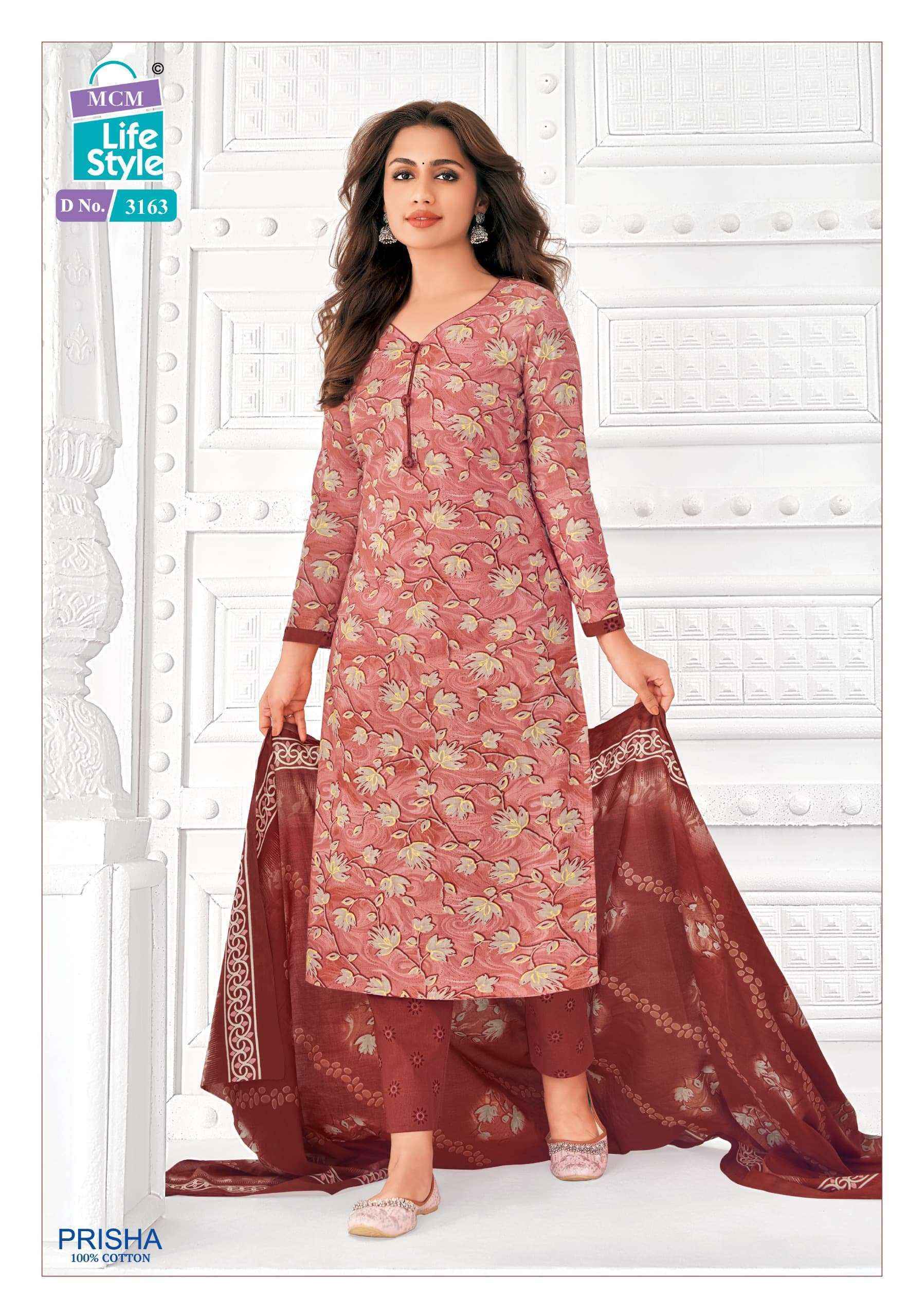 MCM Lifestyle Prisha Vol 3 Readymade Suits Collection ( 20 pcs Catalogue )