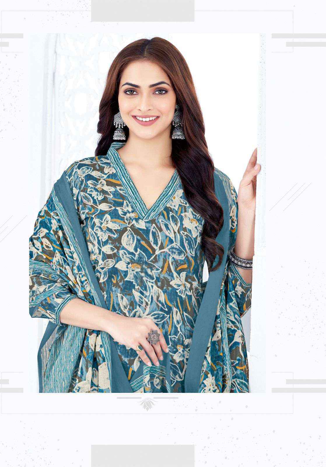 MFC Palak Vol 4 Heavy Lawn Cotton Salwar Kameez ( 12 Pcs Catalogue )
