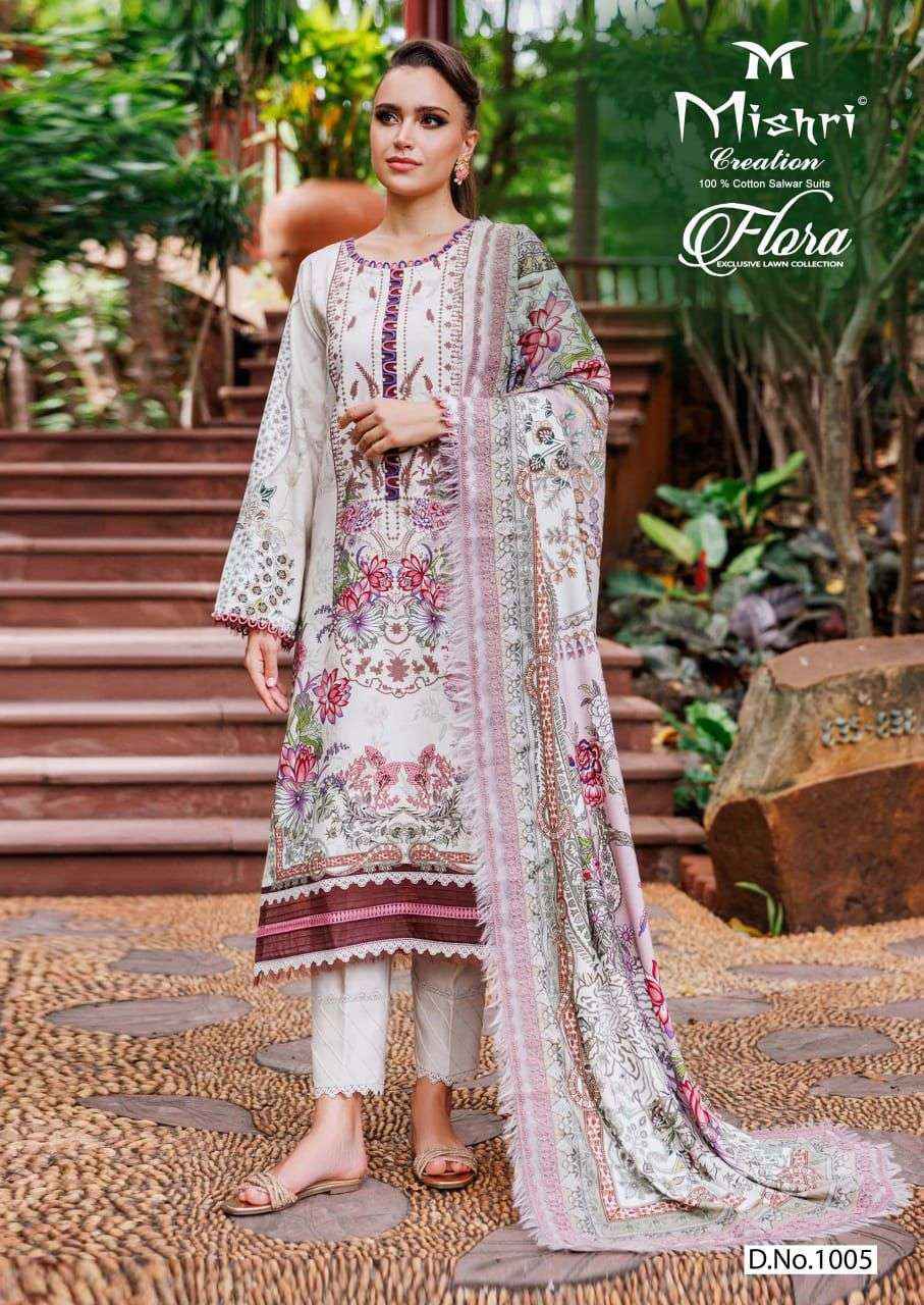 Mishri Creation Flora Vol 1 Lawn Cotton Salwar Kameez ( 6 pcs Catalogue )