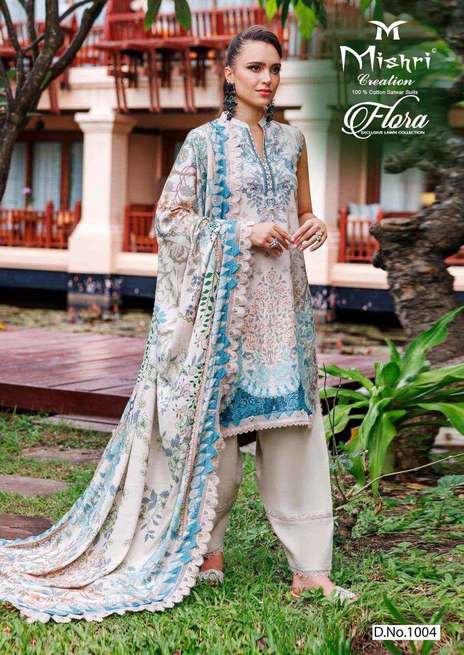 Mishri Creation Flora Vol 1 Lawn Cotton Salwar Kameez ( 6 pcs Catalogue )