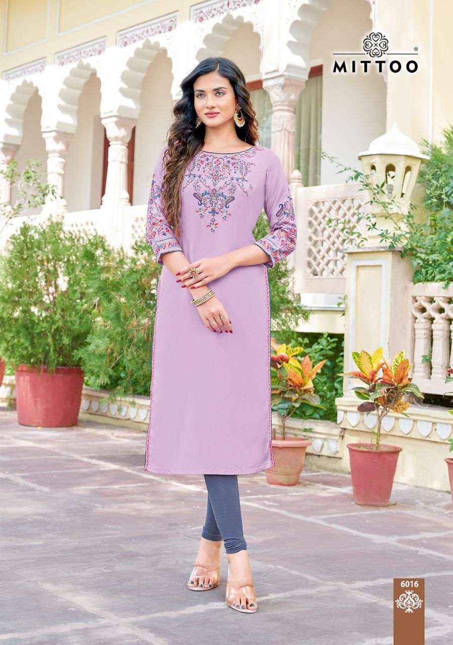 Mittoo Fashion Rihana Vol 3 Rayon Kurti Online Shopping ( 6 Pcs Catalogue )