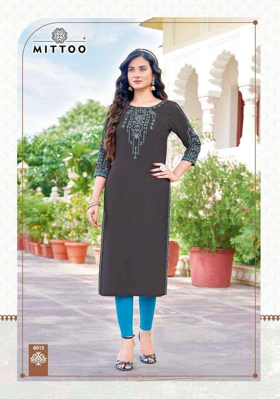 Mittoo Fashion Rihana Vol 3 Rayon Kurti Online Shopping ( 6 Pcs Catalogue )