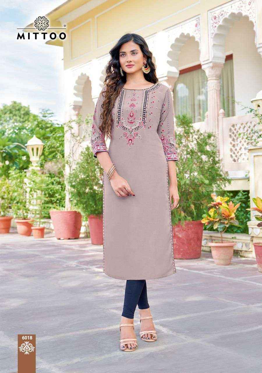 Mittoo Fashion Rihana Vol 3 Rayon Kurti Online Shopping ( 6 Pcs Catalogue )