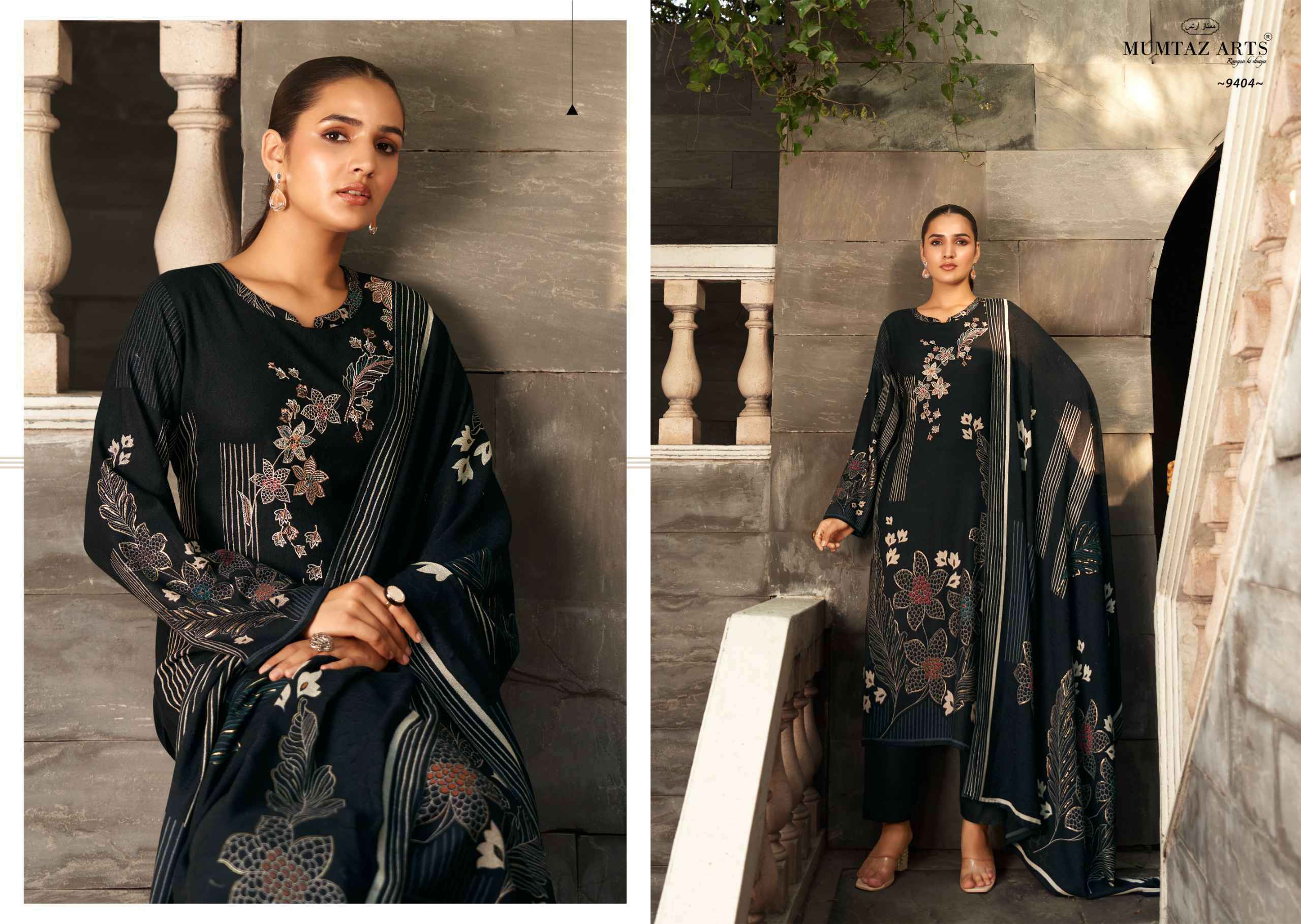 Mumtaz Arts Rizwana Pashmina Dress Material ( 4 Pcs Catalog )