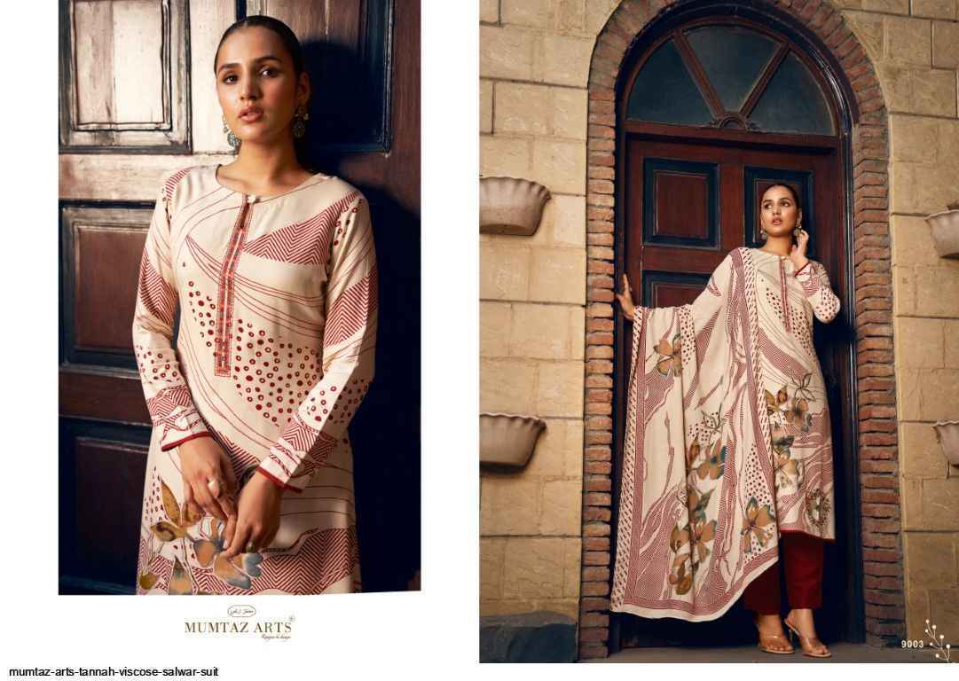 Mumtaz Arts Tannah Viscouse Pashmina Salwar Kameez Wholesale Price ( 4 Pcs Catalog )