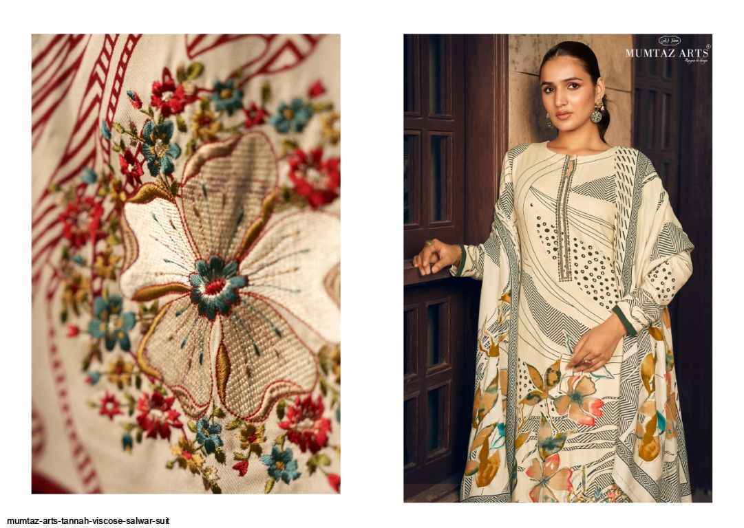 Mumtaz Arts Tannah Viscouse Pashmina Salwar Kameez Wholesale Price ( 4 Pcs Catalog )