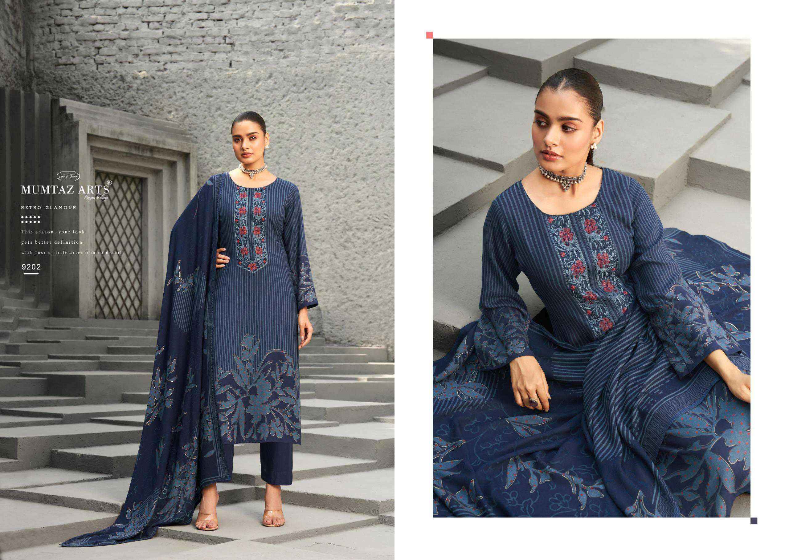 Mumtaz Arts Zohra Wholesale Pashmina Dress Material ( 4 Pcs Catalogue )