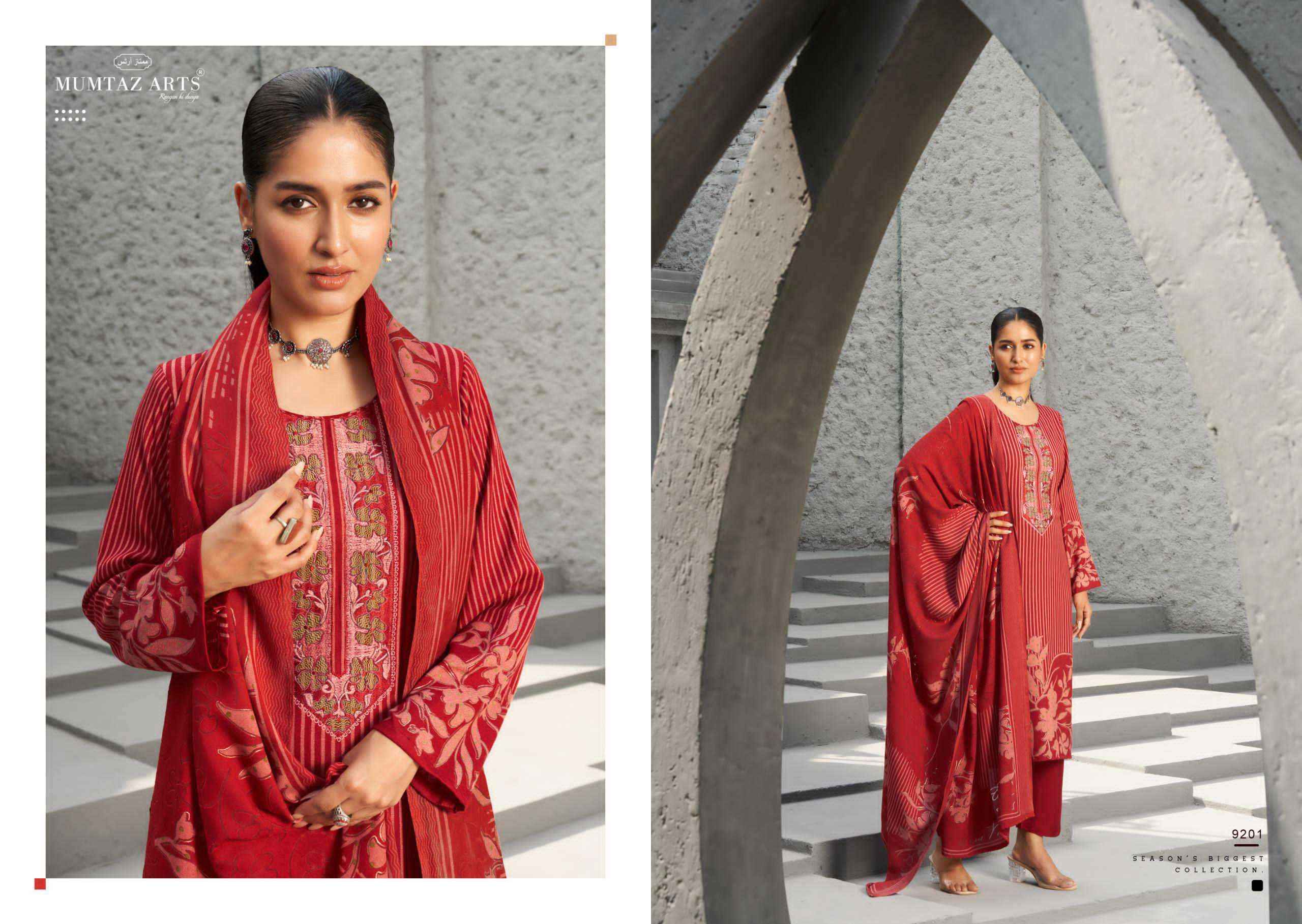 Mumtaz Arts Zohra Wholesale Pashmina Dress Material ( 4 Pcs Catalogue )