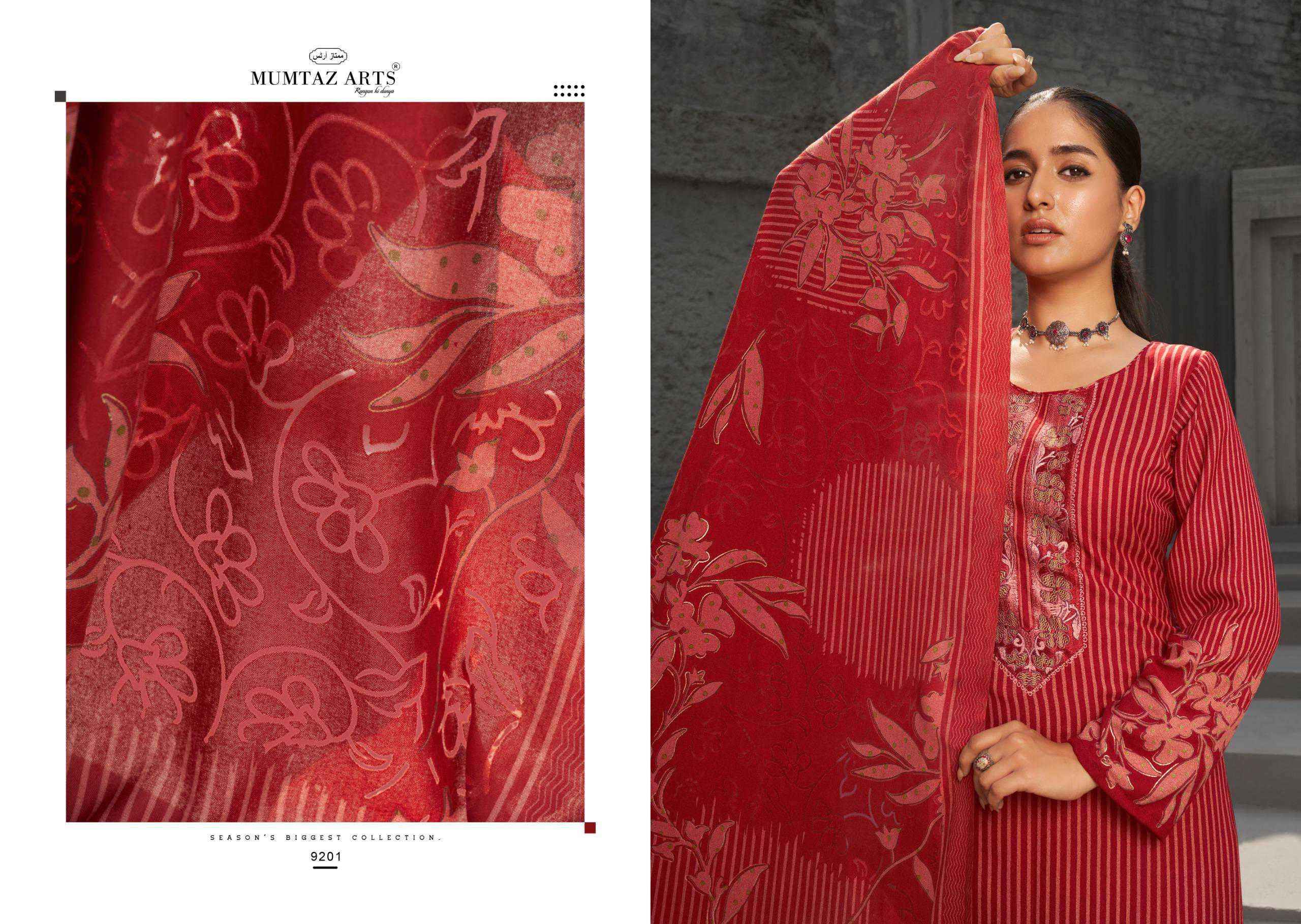 Mumtaz Arts Zohra Wholesale Pashmina Dress Material ( 4 Pcs Catalogue )