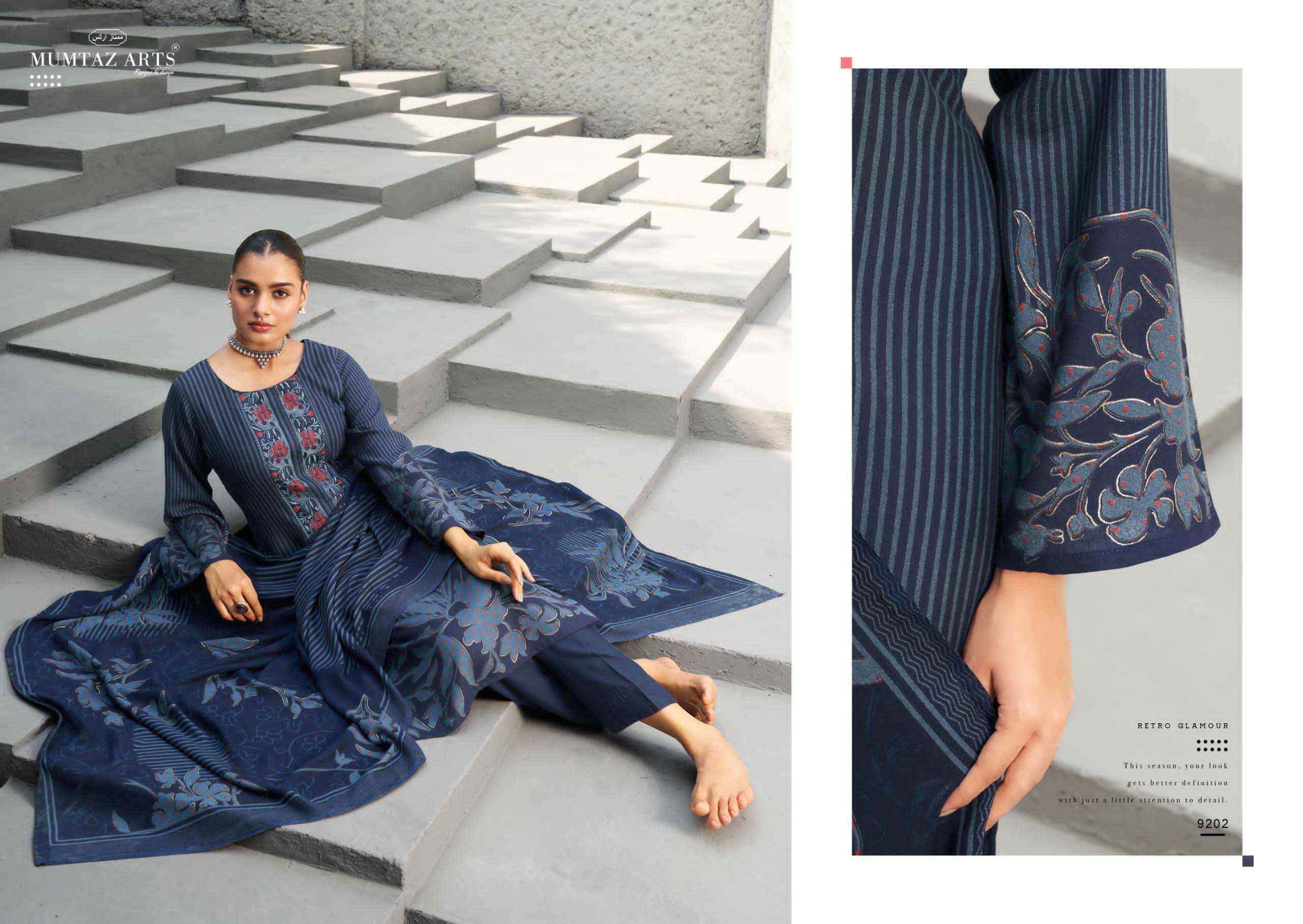 Mumtaz Arts Zohra Wholesale Pashmina Dress Material ( 4 Pcs Catalogue )
