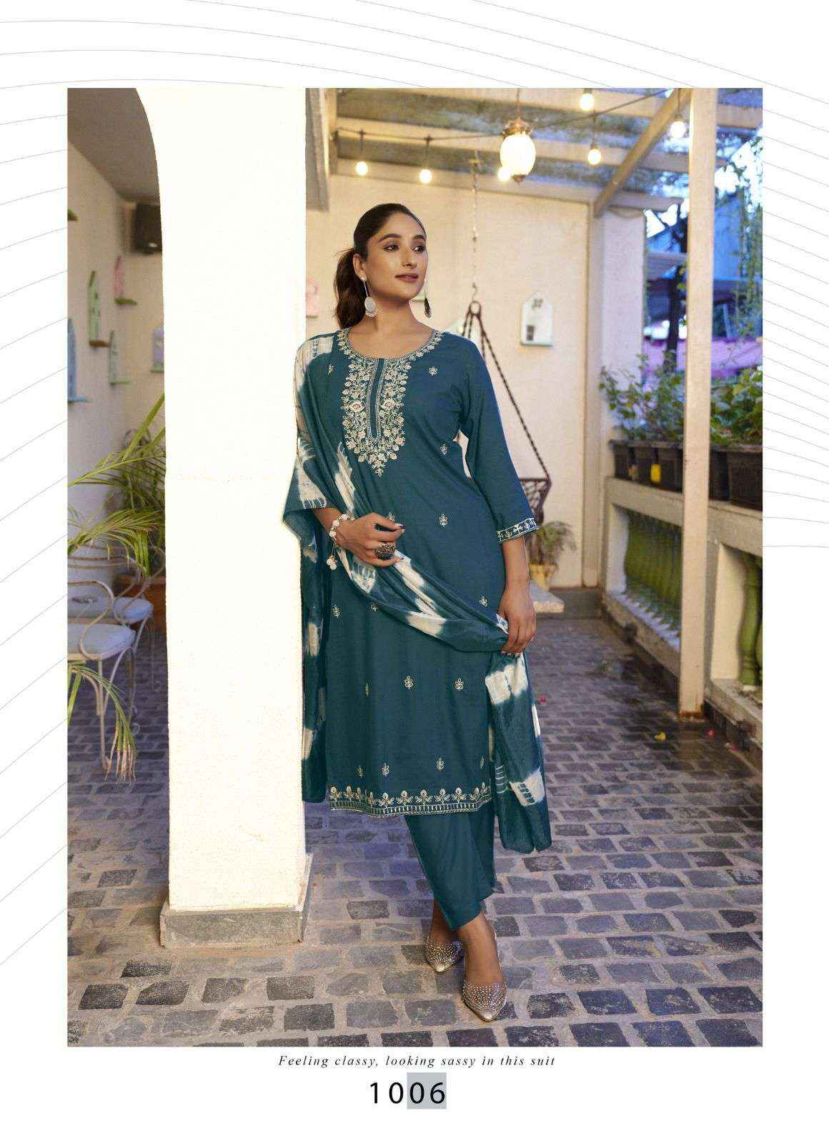 MYSTIC 9 SHILPA VOL 1 WHOLESALE RAYON READYMADE SUITS ( 8 PCS CATALOGUE )