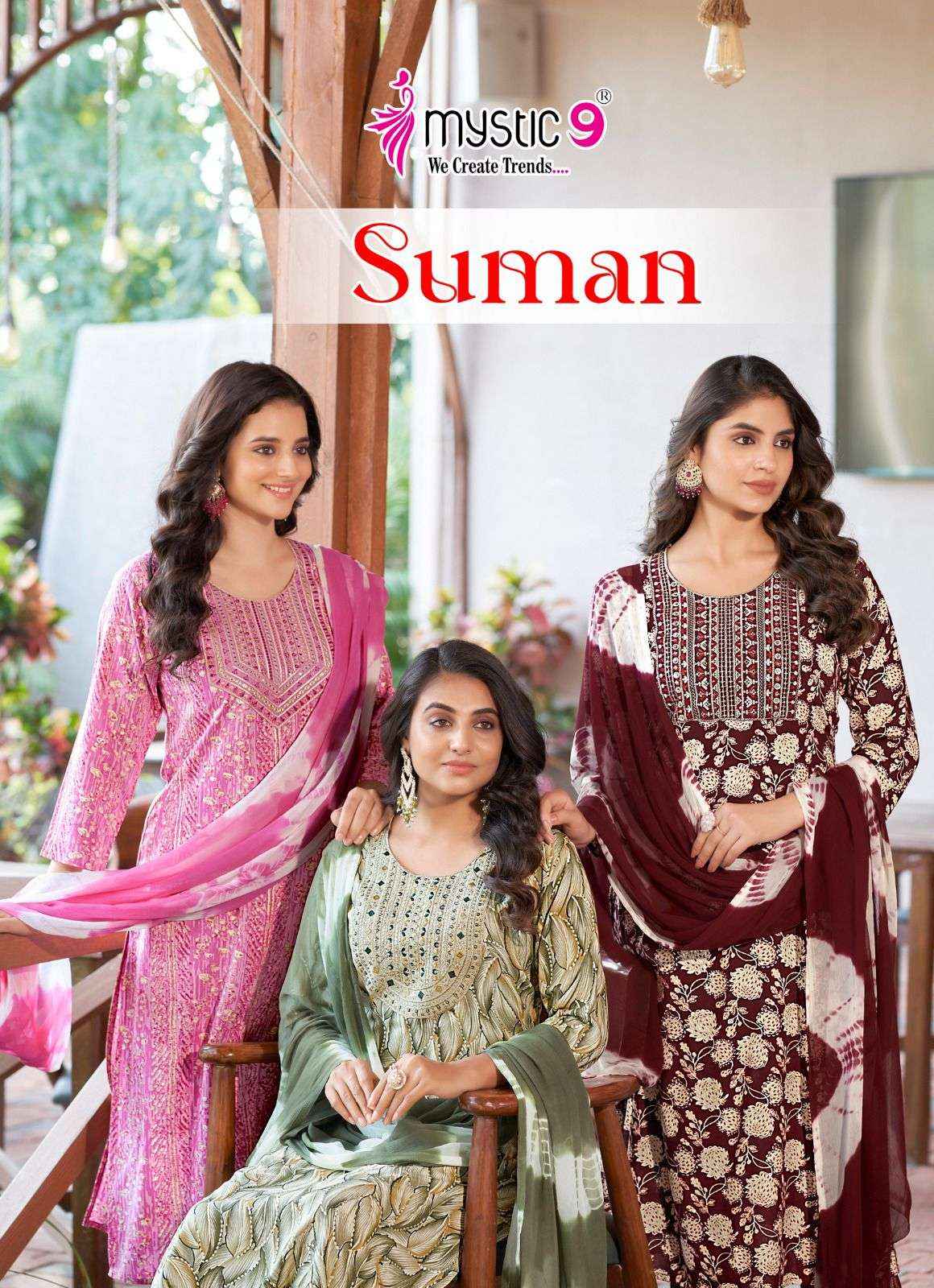 Mystic 9 Suman Vol-2 Kurti Catalog Wholesale Price ( 8 Pcs Catalog )