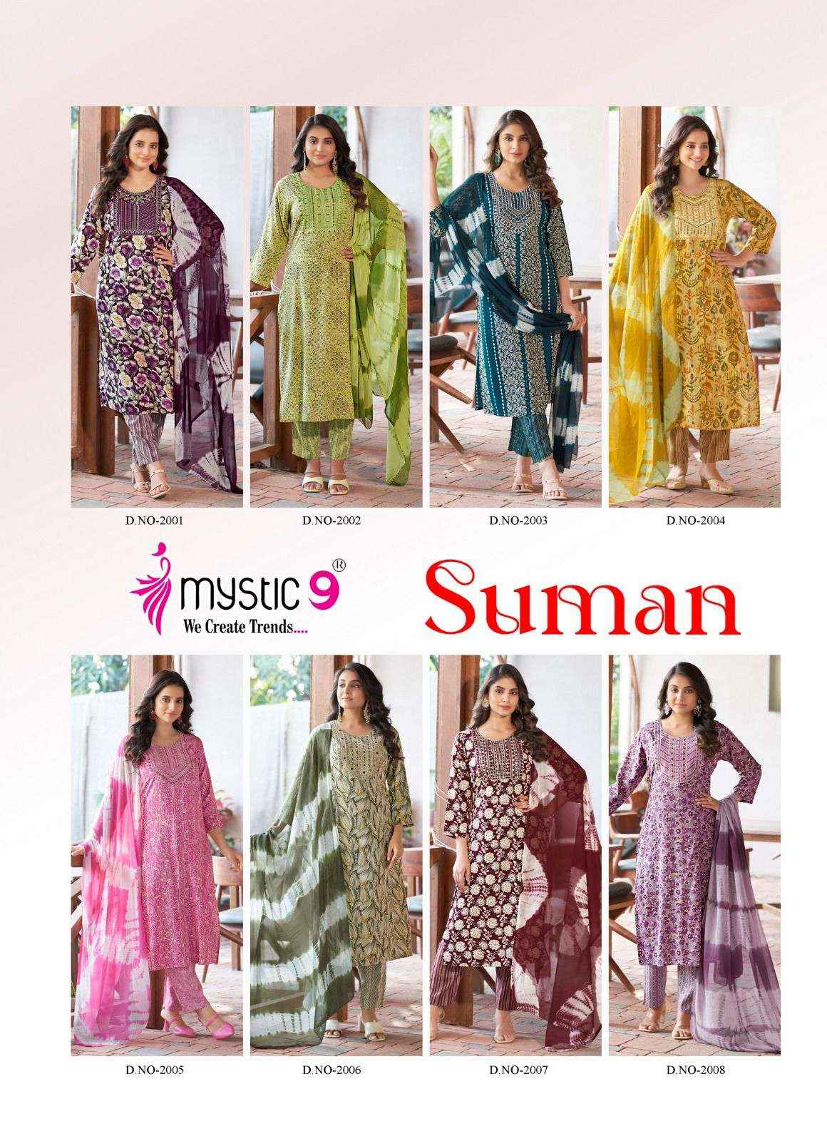 Mystic 9 Suman Vol-2 Kurti Catalog Wholesale Price ( 8 Pcs Catalog )