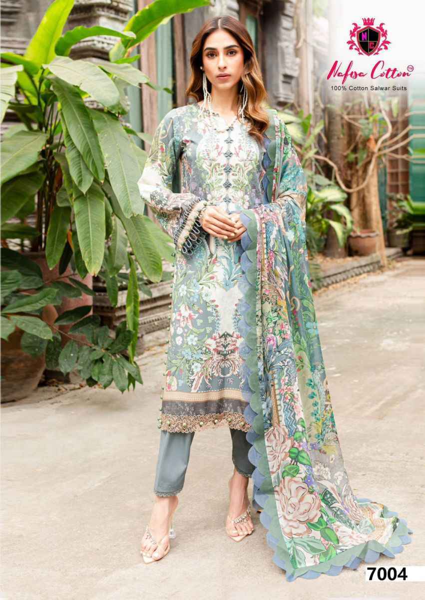 Nafisa Cotton Esra Karachi Vol 7 Cotton Salwar Kameez Wholesale Price ( 6 Pcs Catalog )