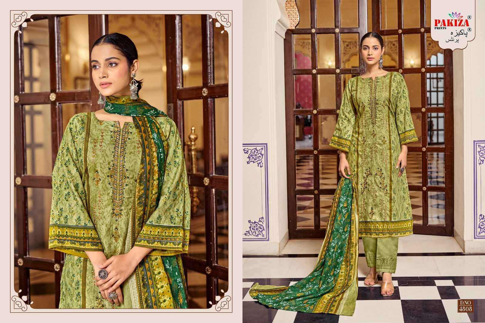 Pakiza Prints Bin Saeed Vol 48 Lawn Cotton  Salwar Kameez Wholesale Price ( 10 Pcs Catalog )